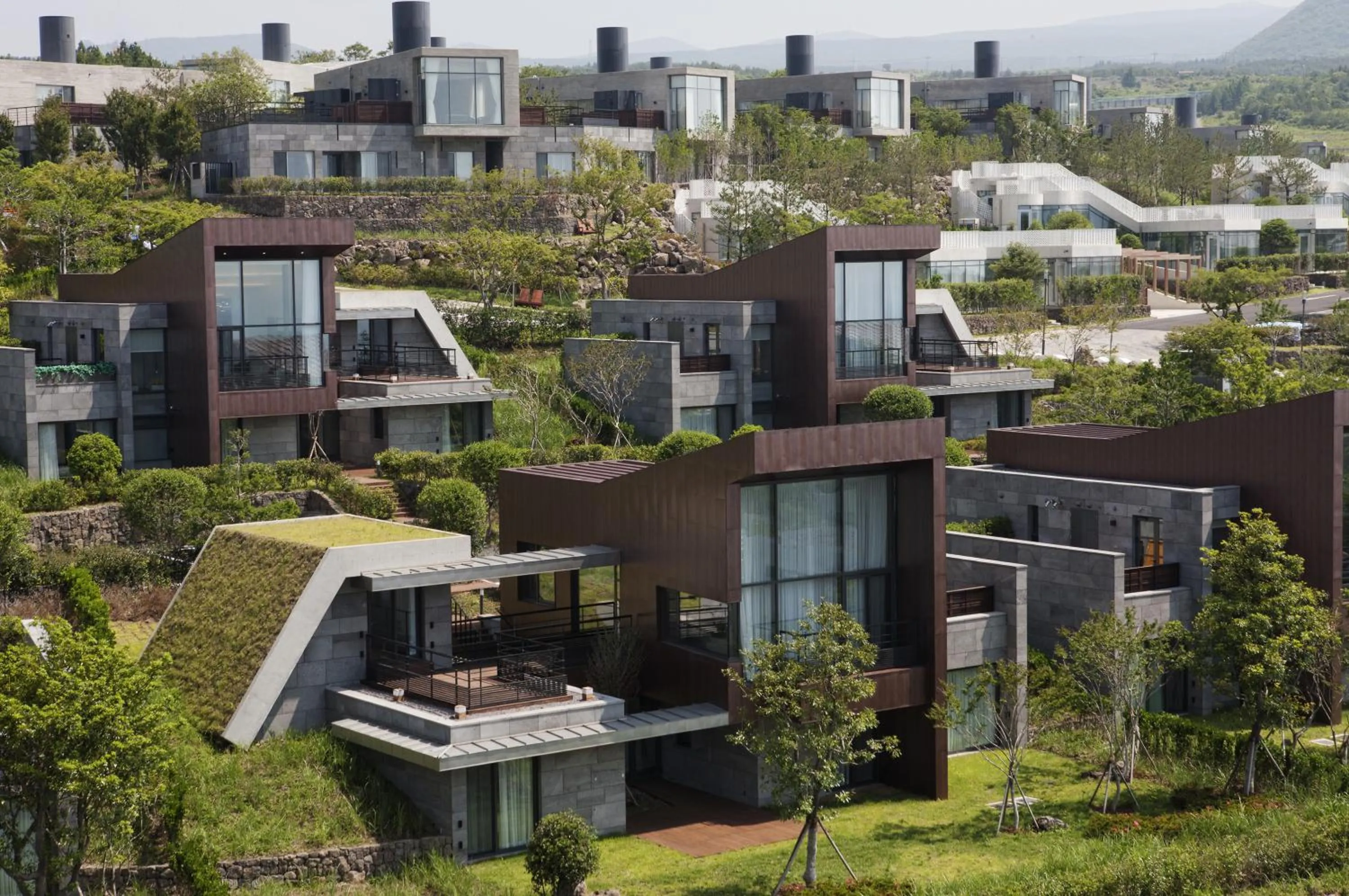 Property building in Lotte Resort Jeju Artvillas