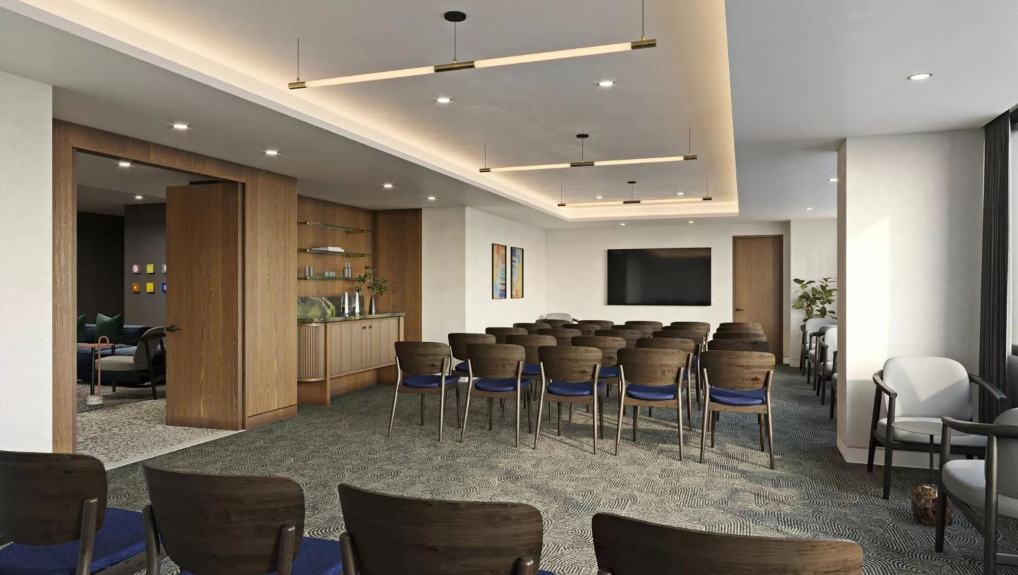 Meeting/conference room in Kimpton Banneker Hotel by IHG