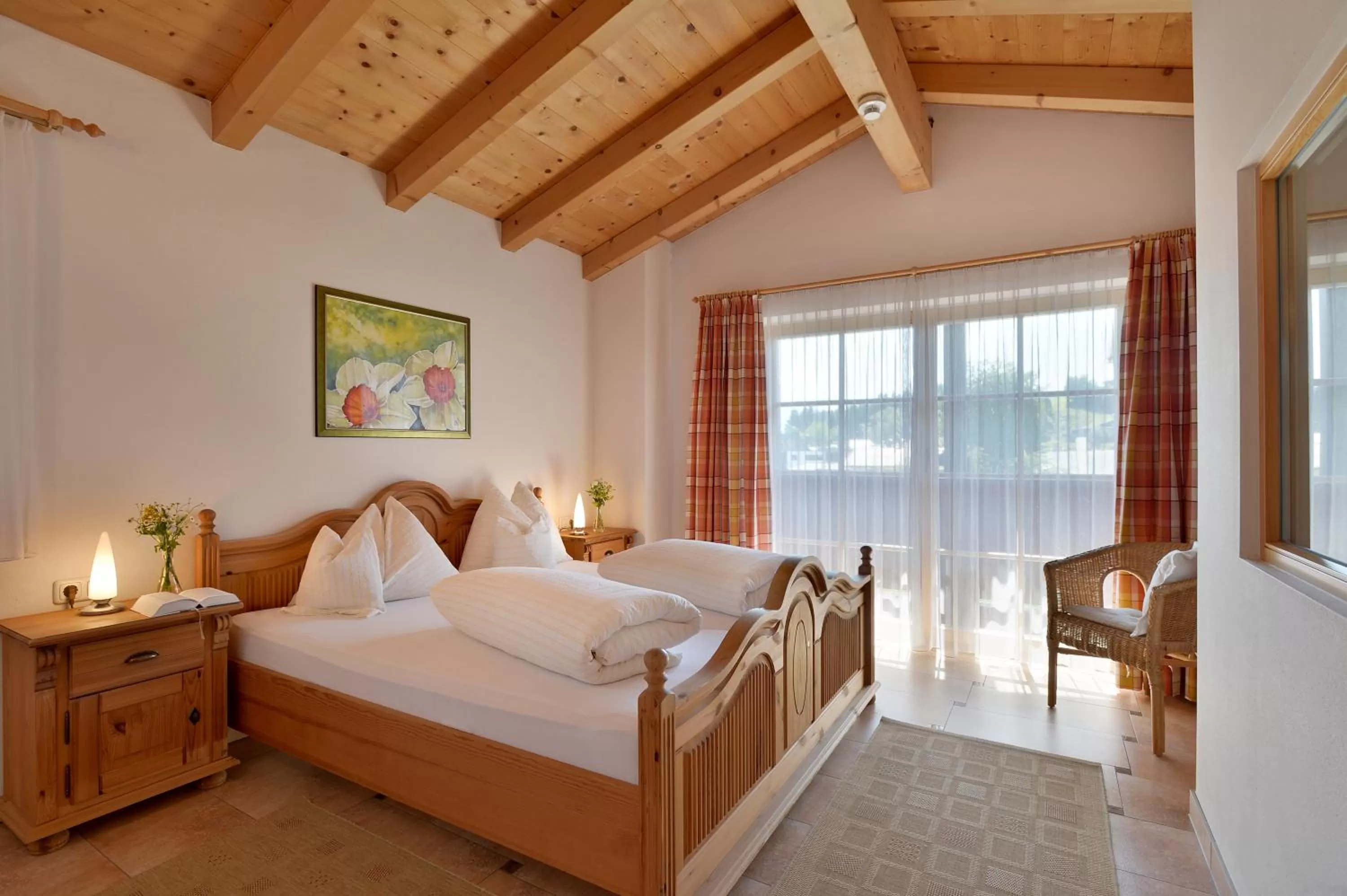 Bedroom, Bed in Hotel Theresia Garni