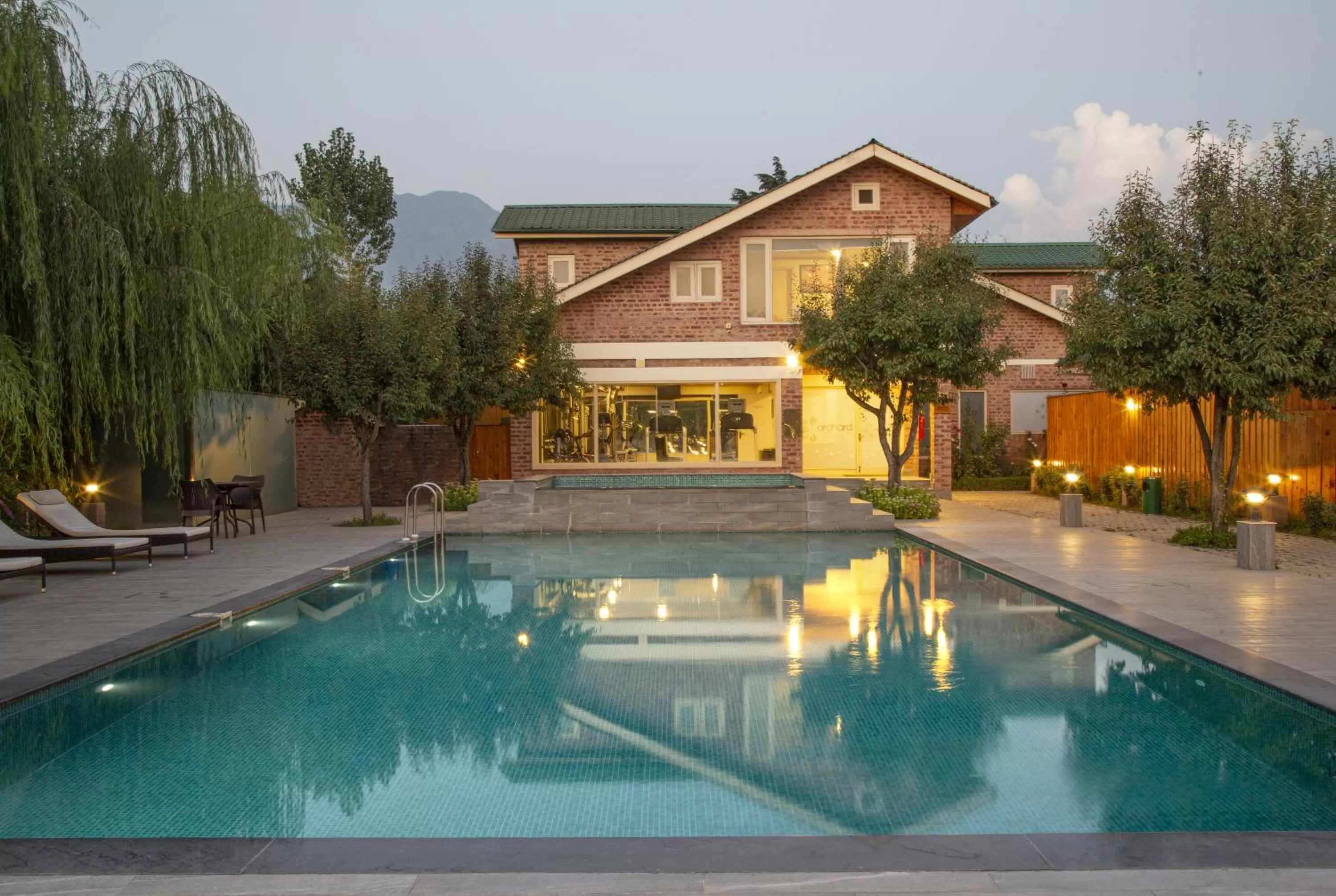 Pool view in The Orchard Retreat & Spa