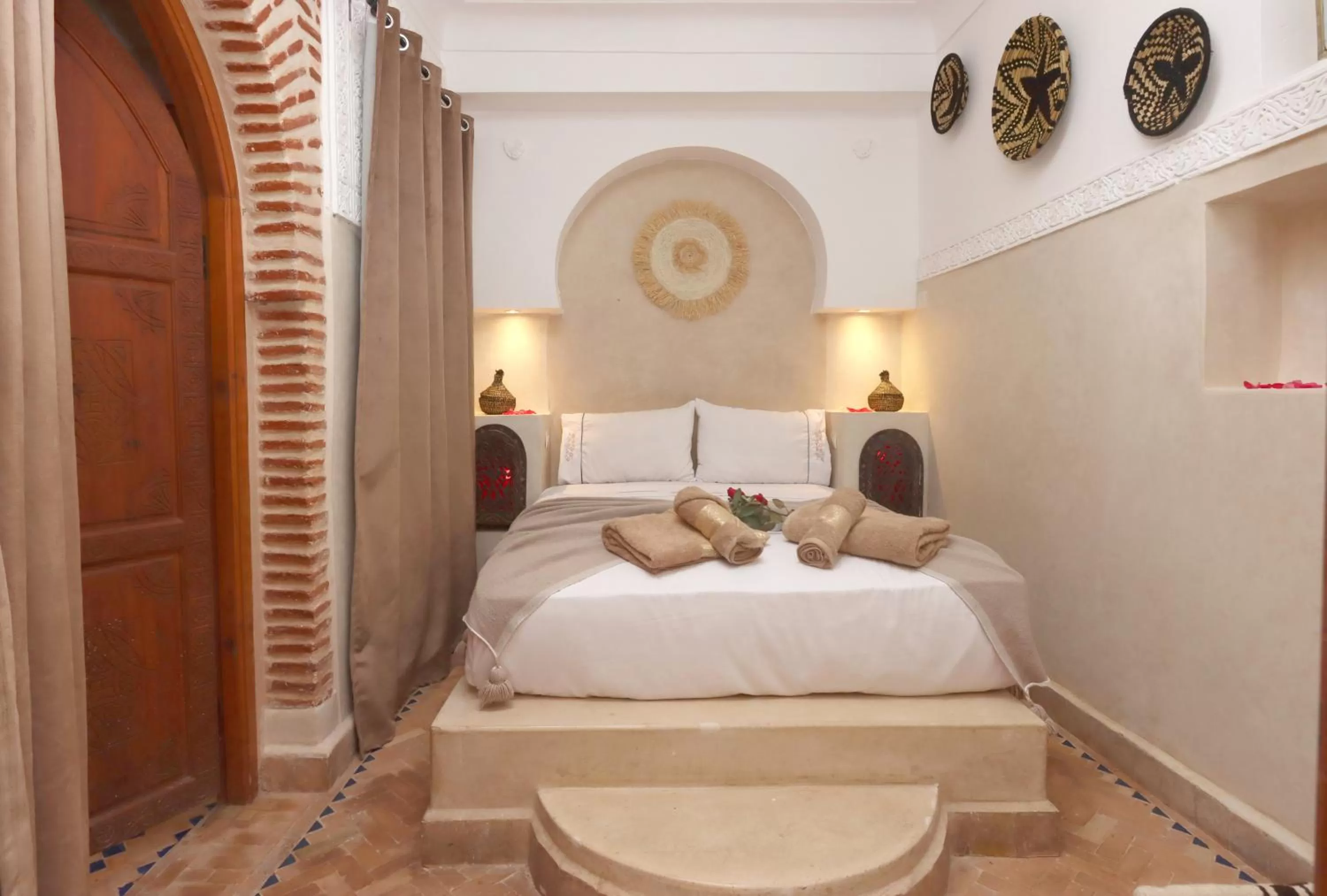 Bedroom, Bed in Riad Venezia