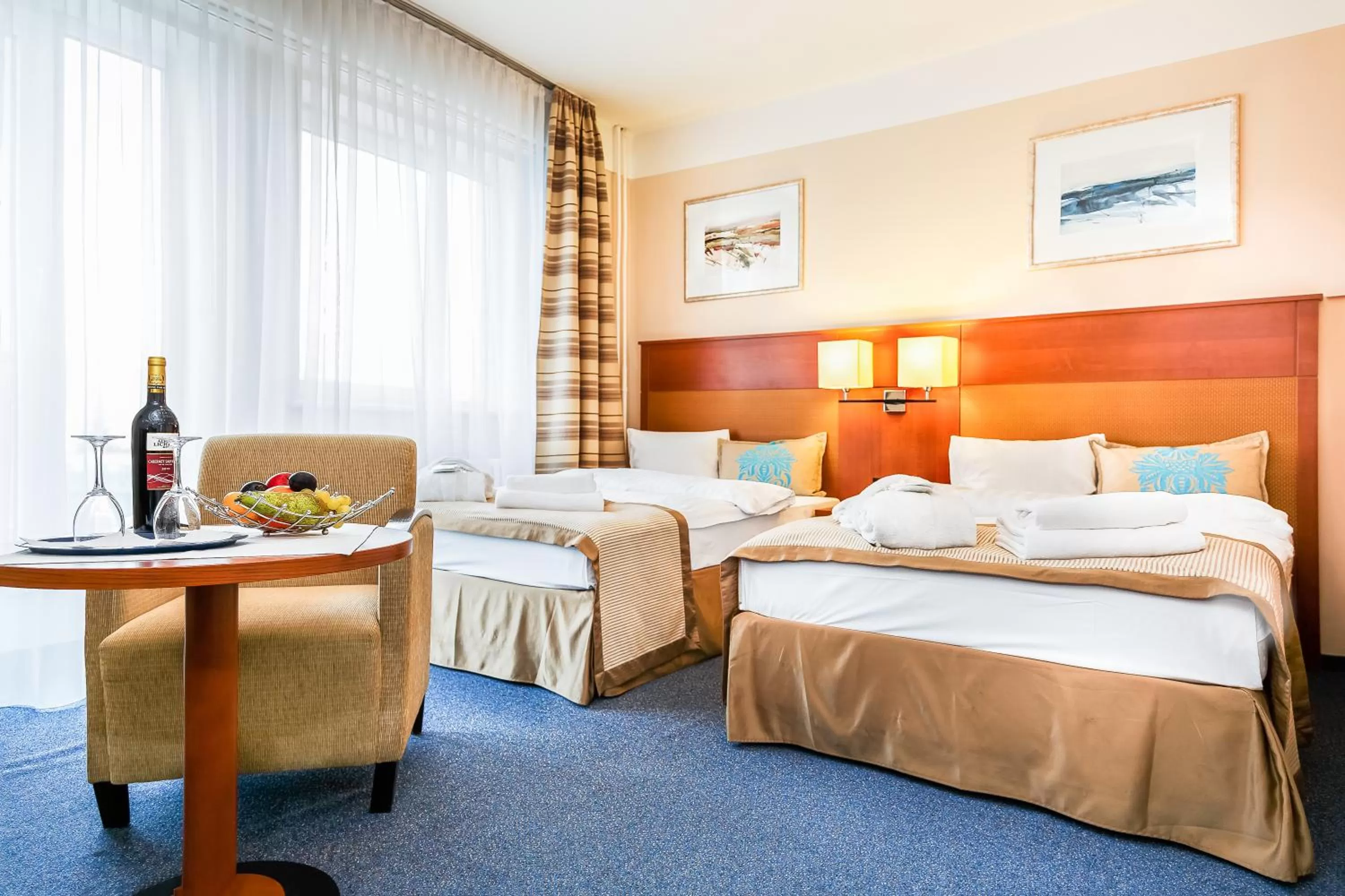 Bedroom, Bed in Hotel Marttel