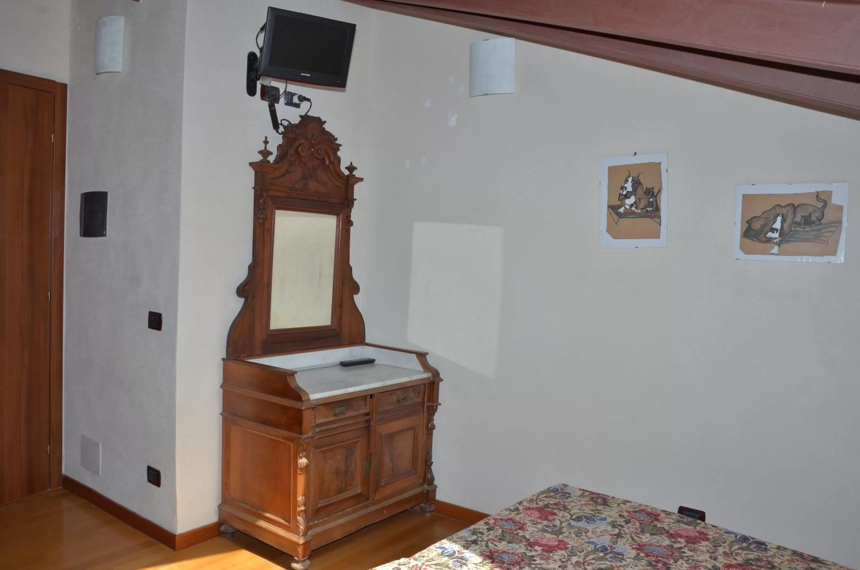 Decorative detail in Locanda Dal Moccia