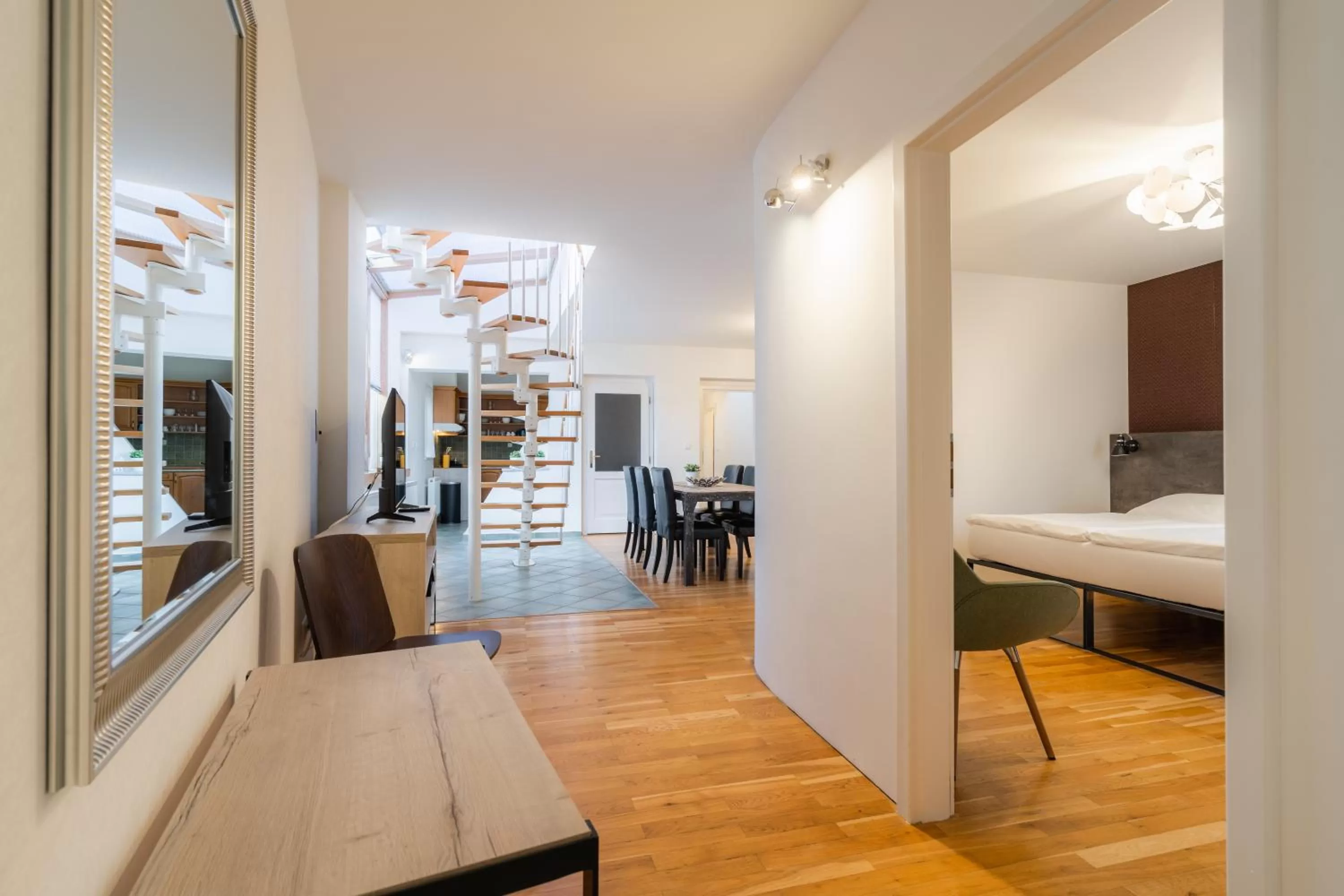 Dining area in EA ApartHotel Melantrich