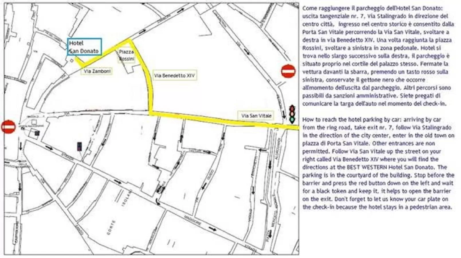 City view in Hotel San Donato - Bologna centro