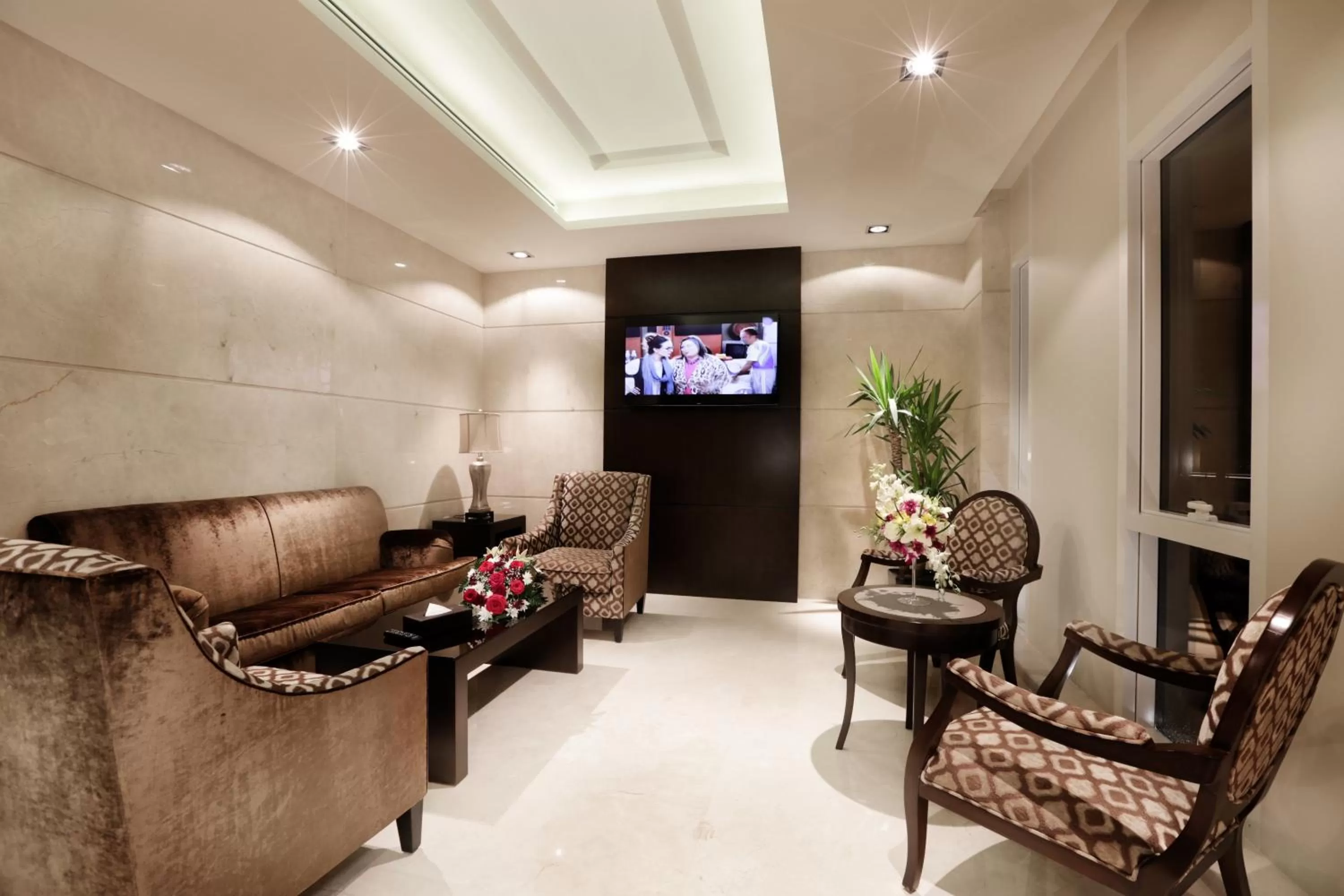 Seating area in Aswar Hotel Suites