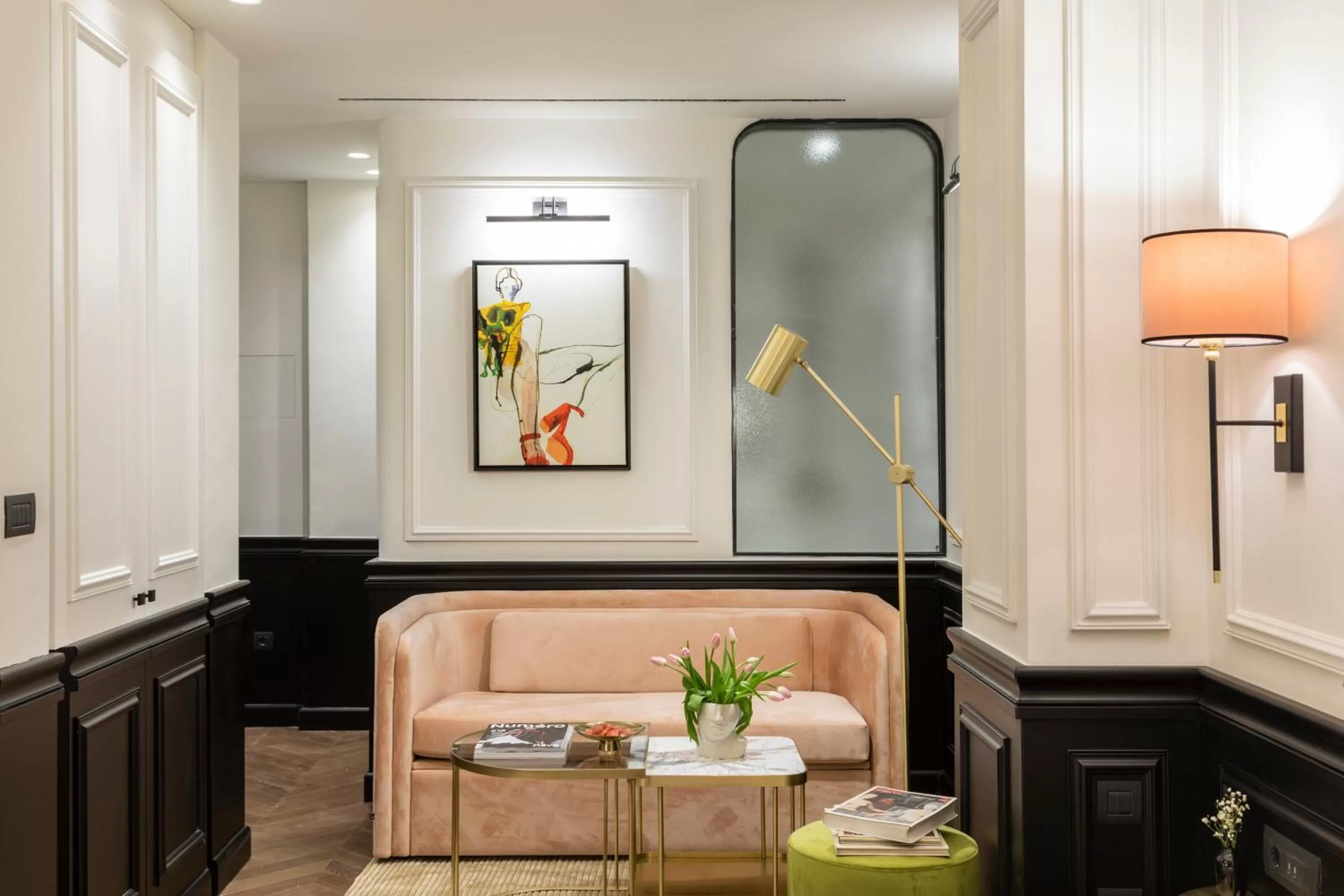 Living room in Villa Brown Ermou, a member of Brown Hotels