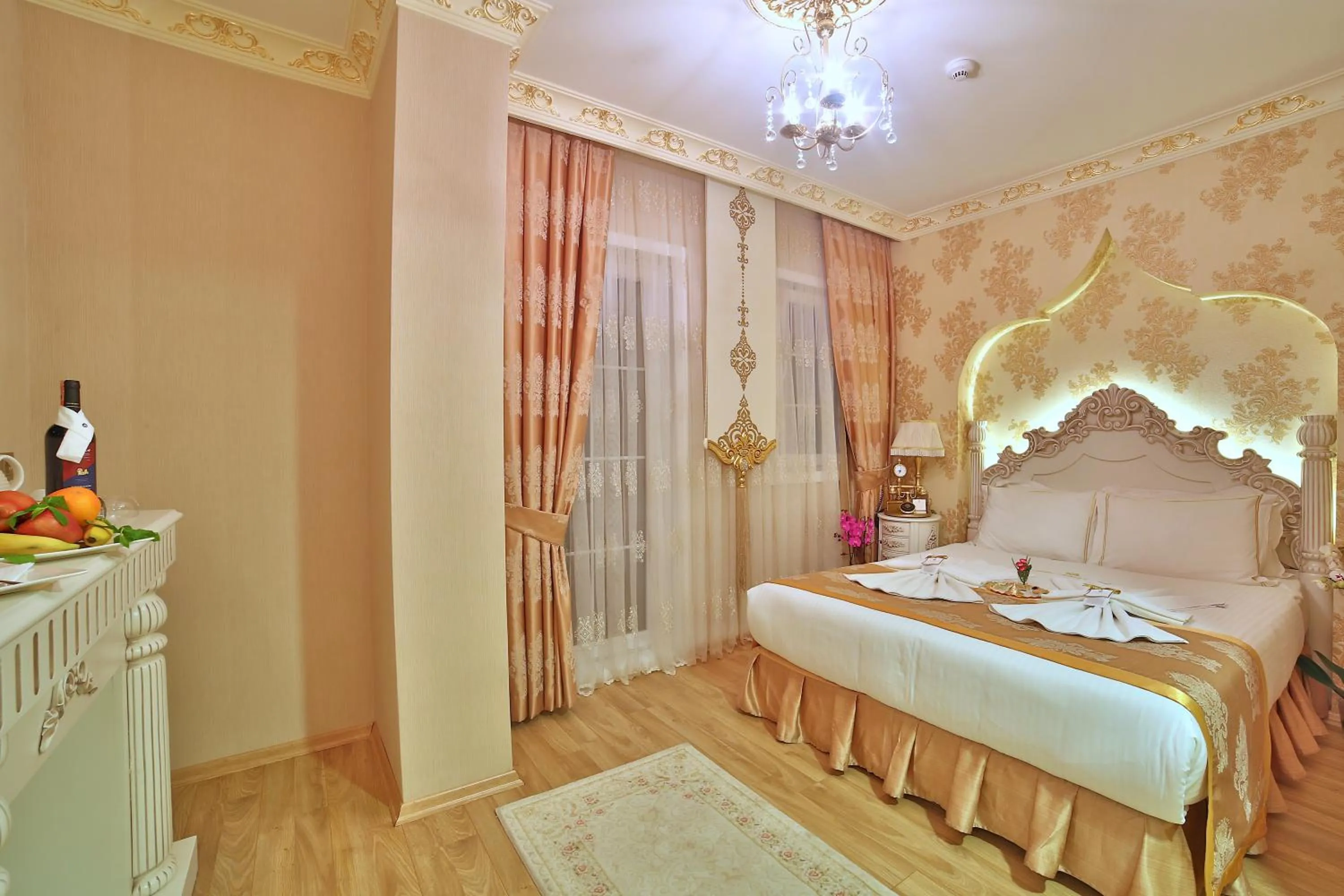 Bed in White House Hotel Istanbul