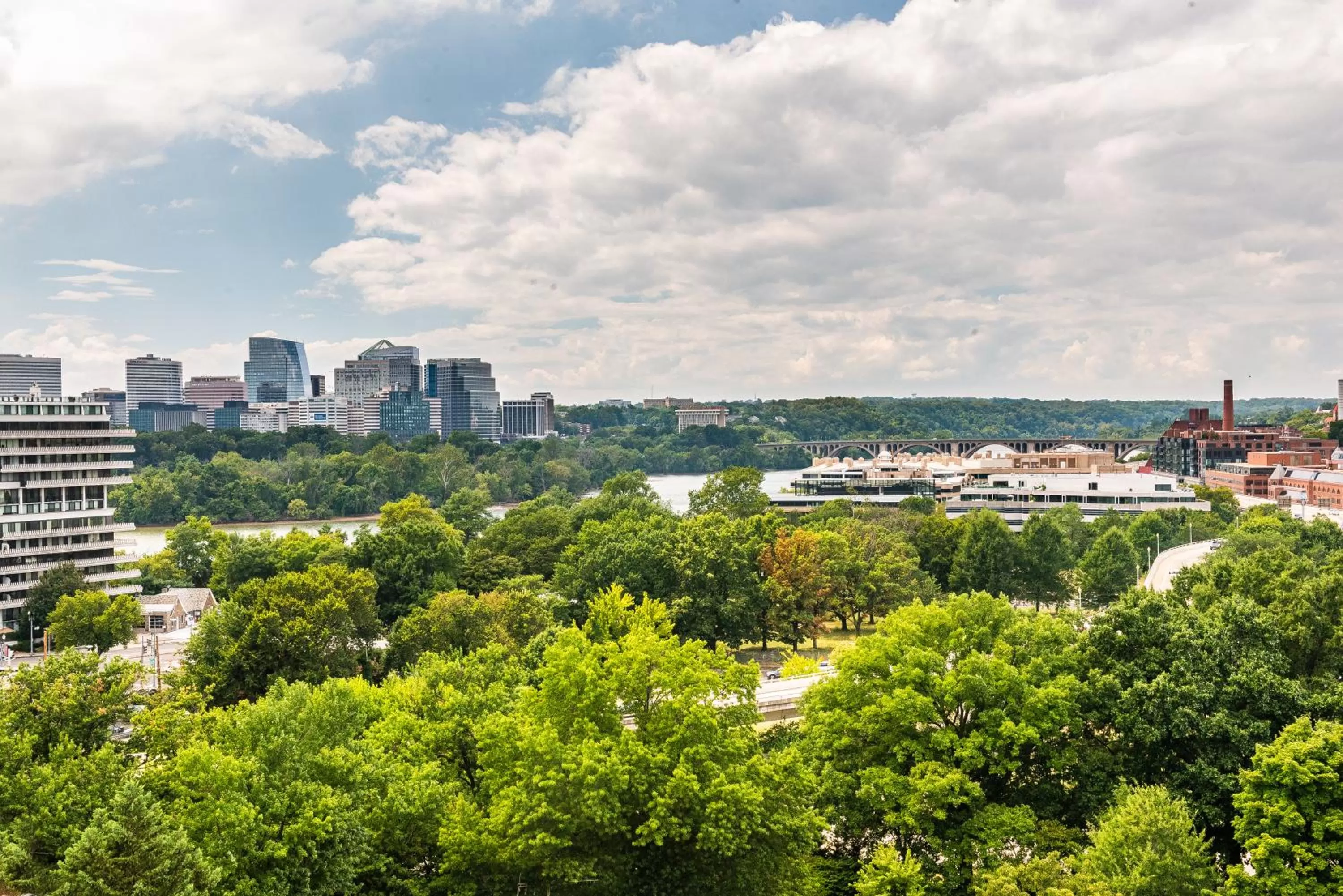 City view in The River Inn