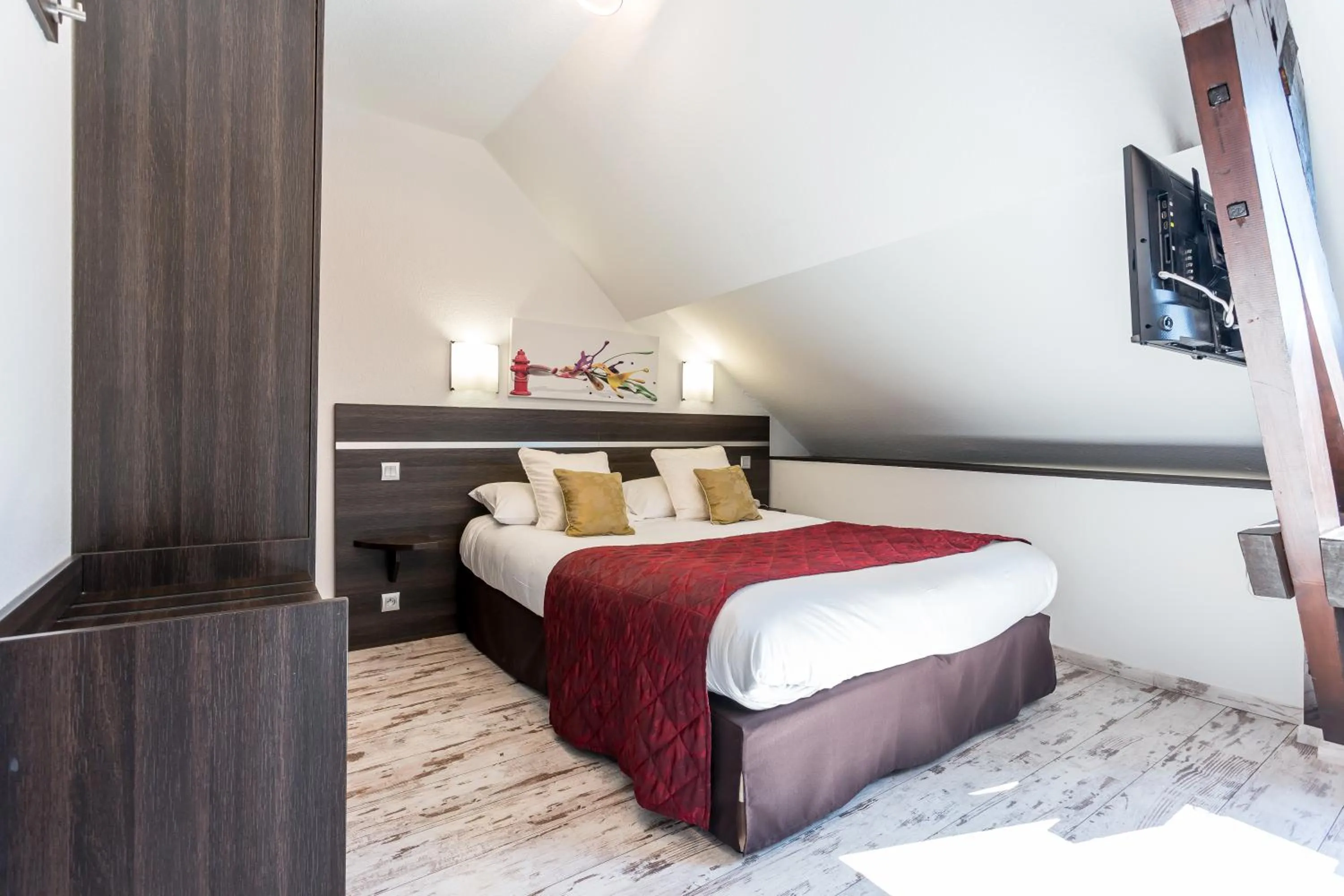 Bed in Hotel Le Centre