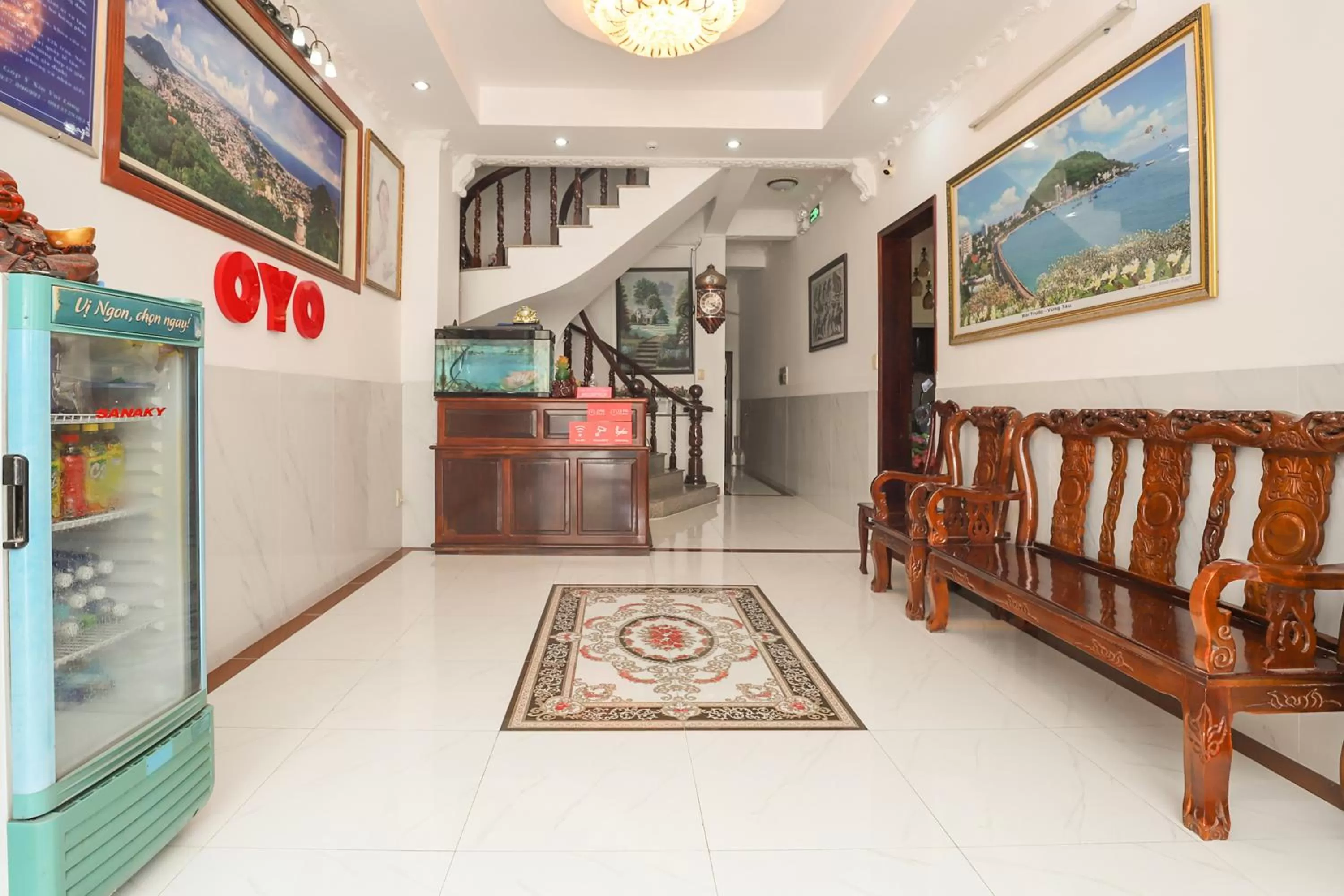 Lobby or reception in Lien Thuy Hotel