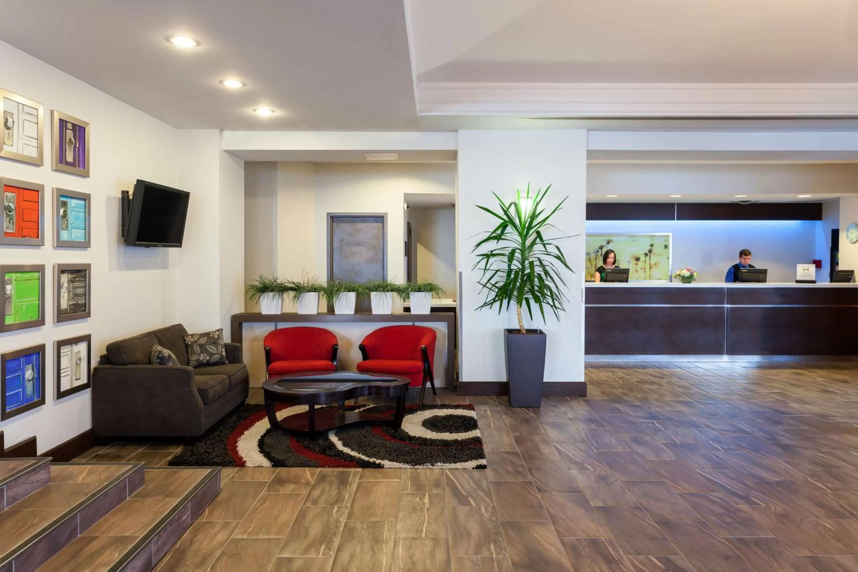 Lobby or reception in Hilton Saint John