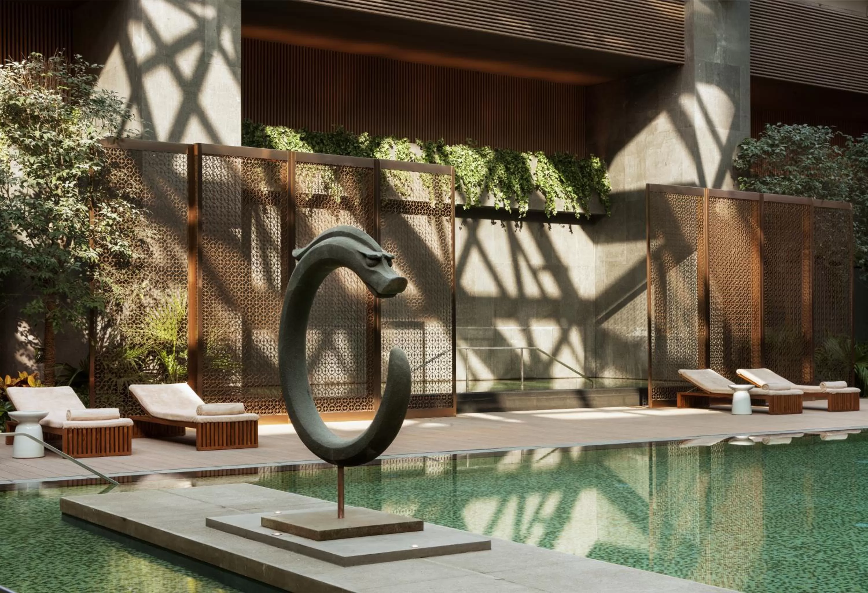 Swimming pool in Rosewood Beijing