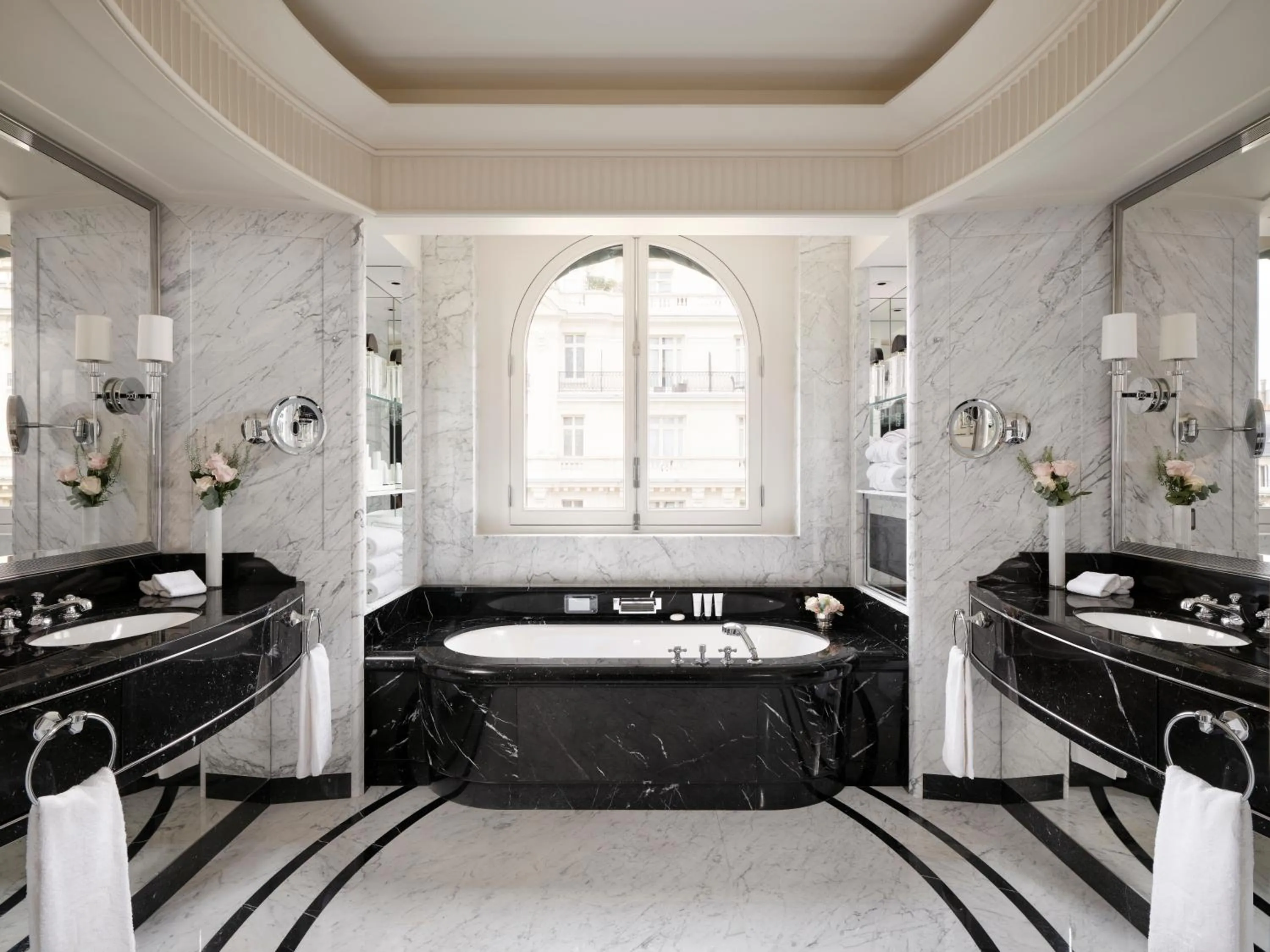 Bathroom in The Peninsula Paris