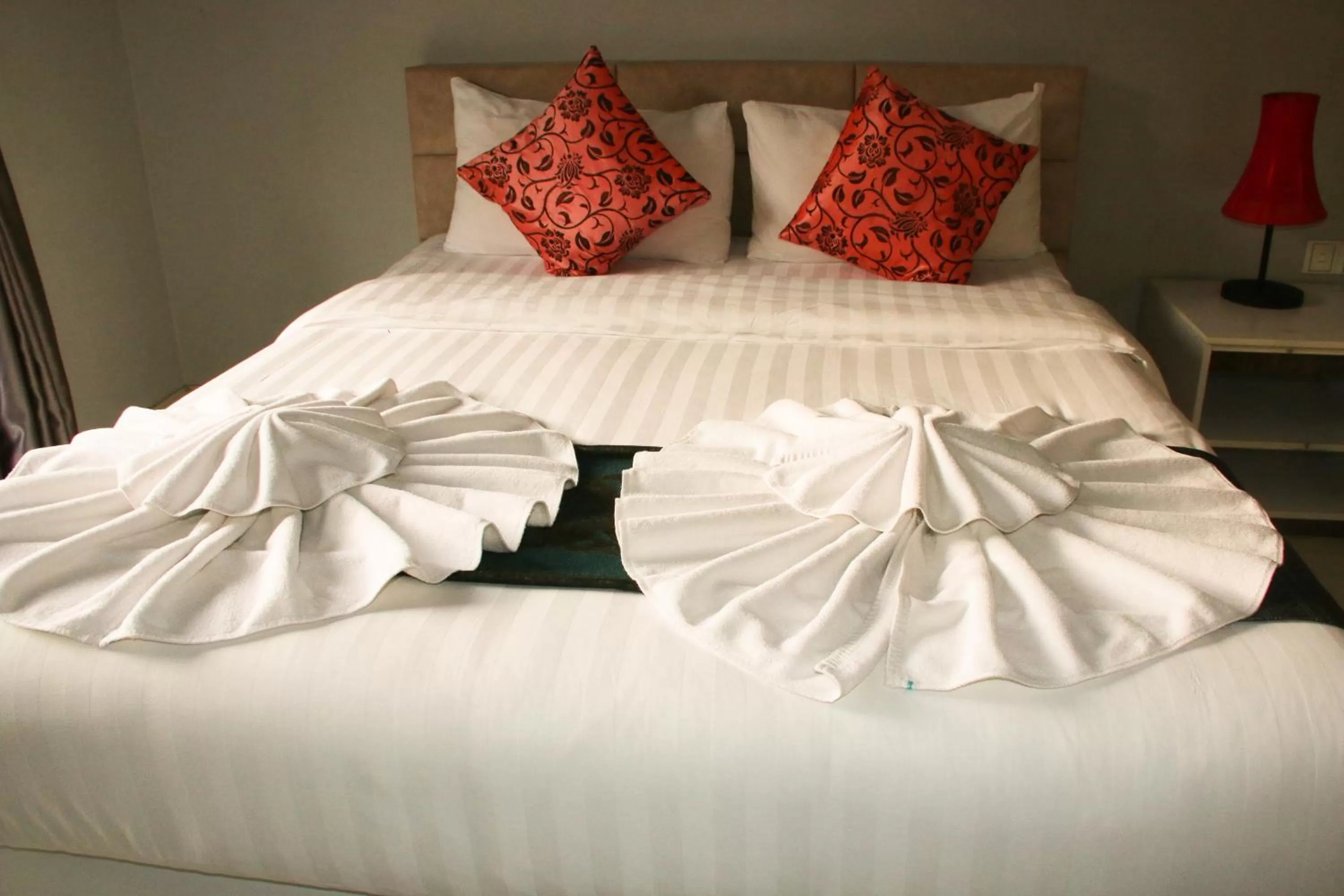 View (from property/room), Bed in Ostro Hotel