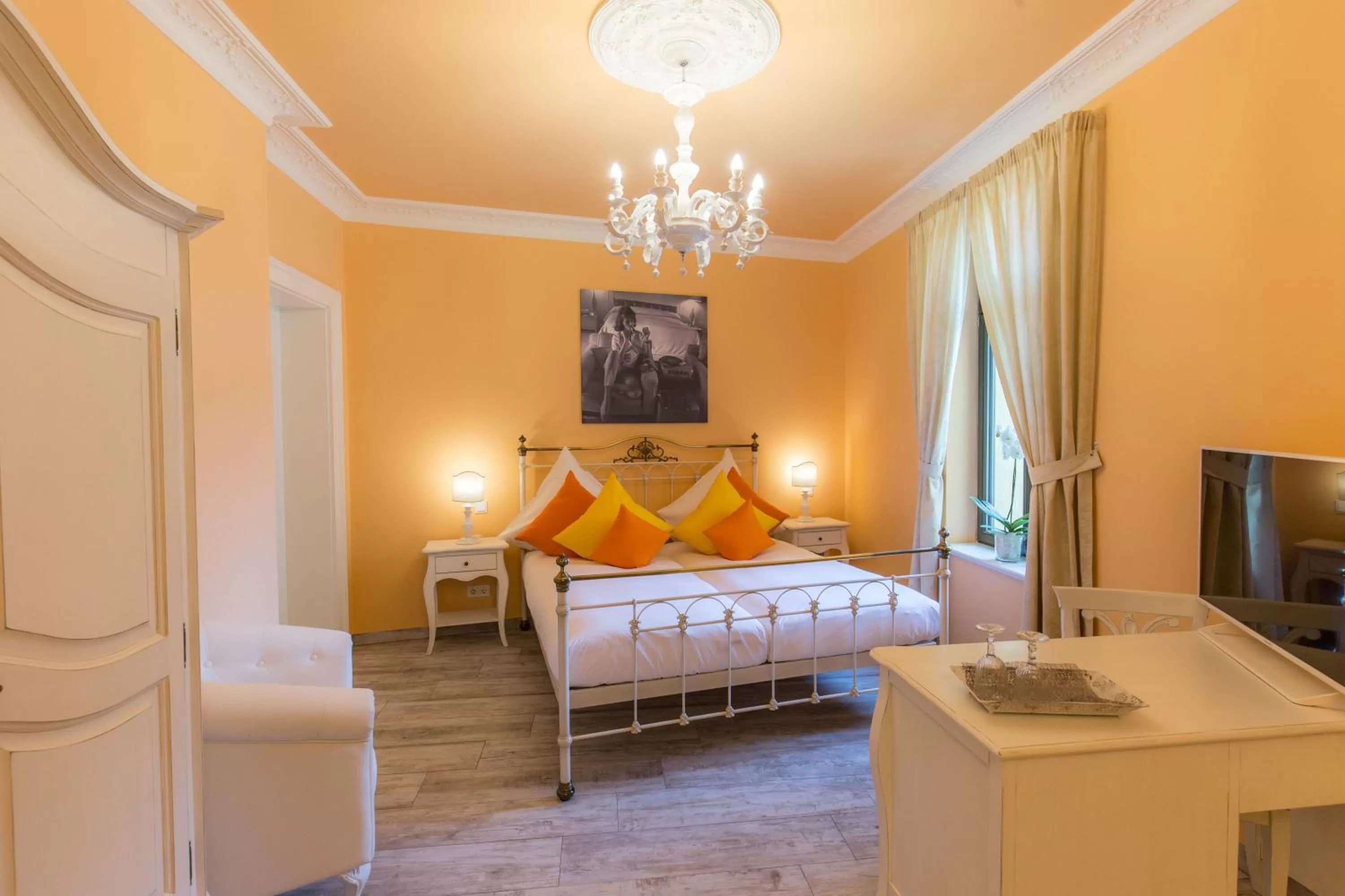 Photo of the whole room, Bed in Grande Albergo Giancarlo