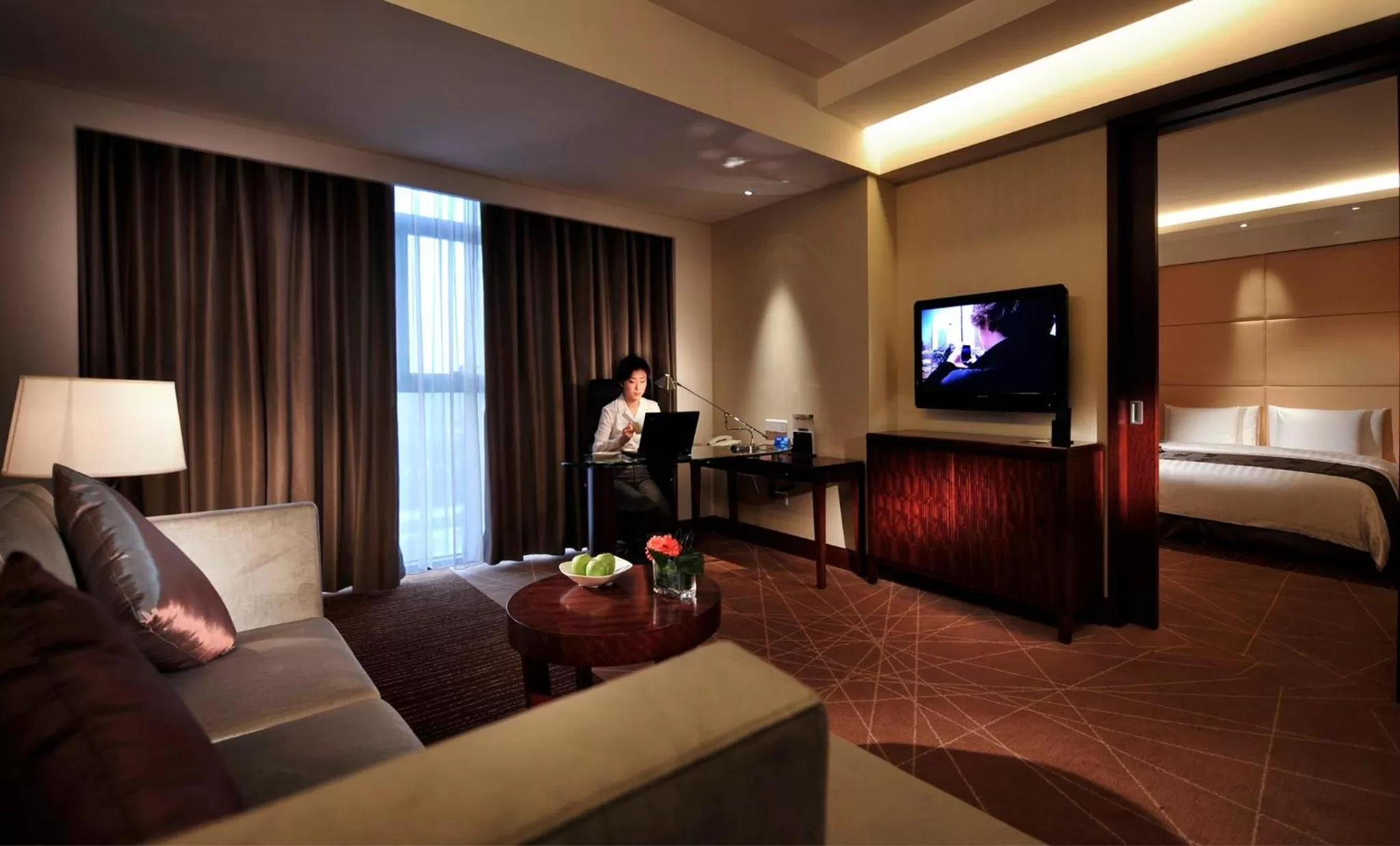 Photo of the whole room, Bed in Crowne Plaza Beijing International Airport by IHG