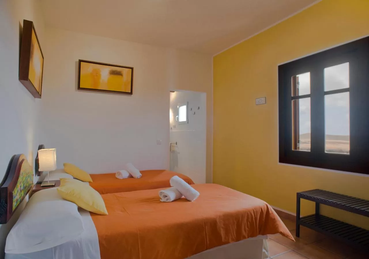 Bed in Villa El Jable Lanzarote