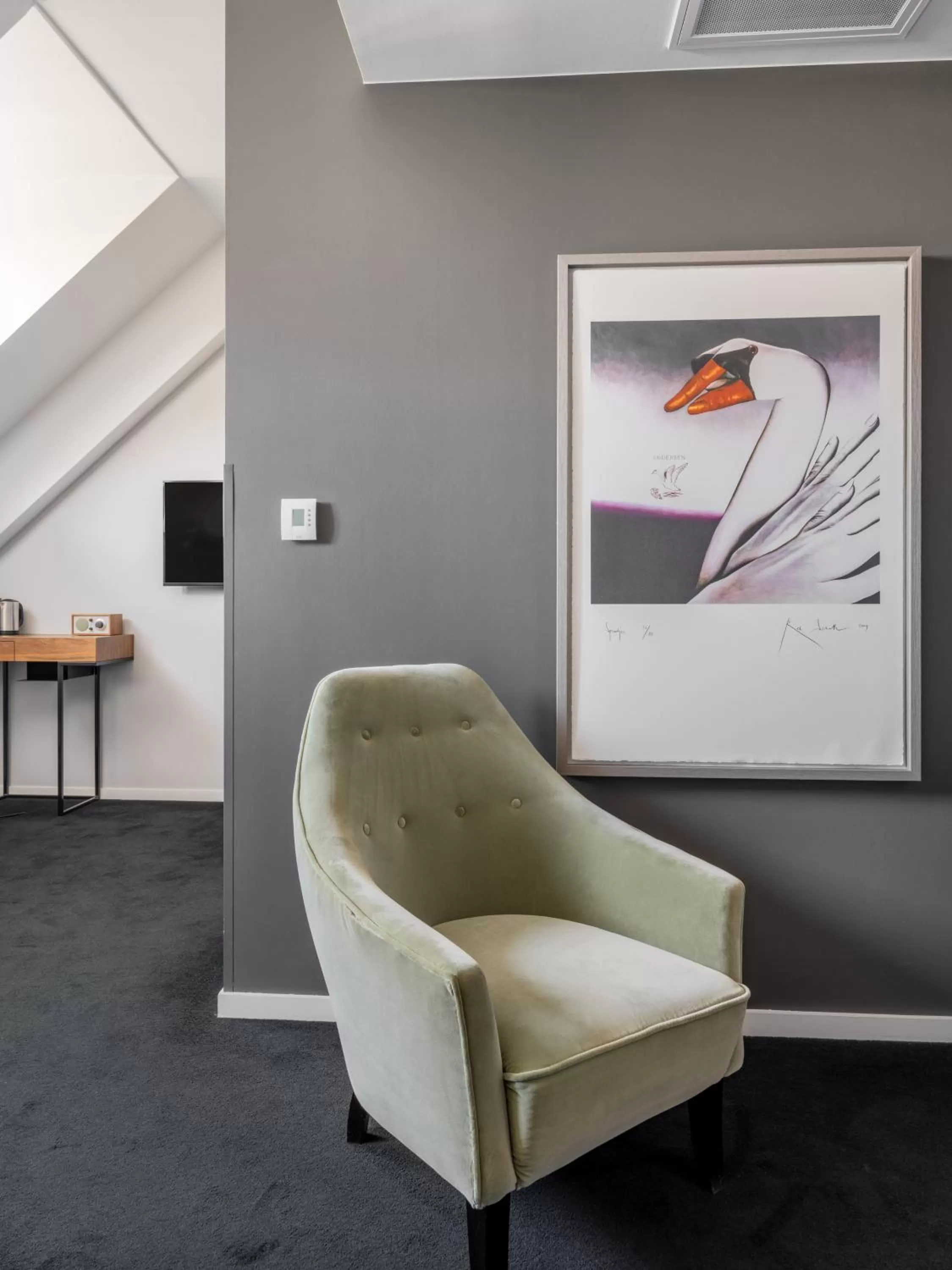 Seating area in Numa Brussels Lief