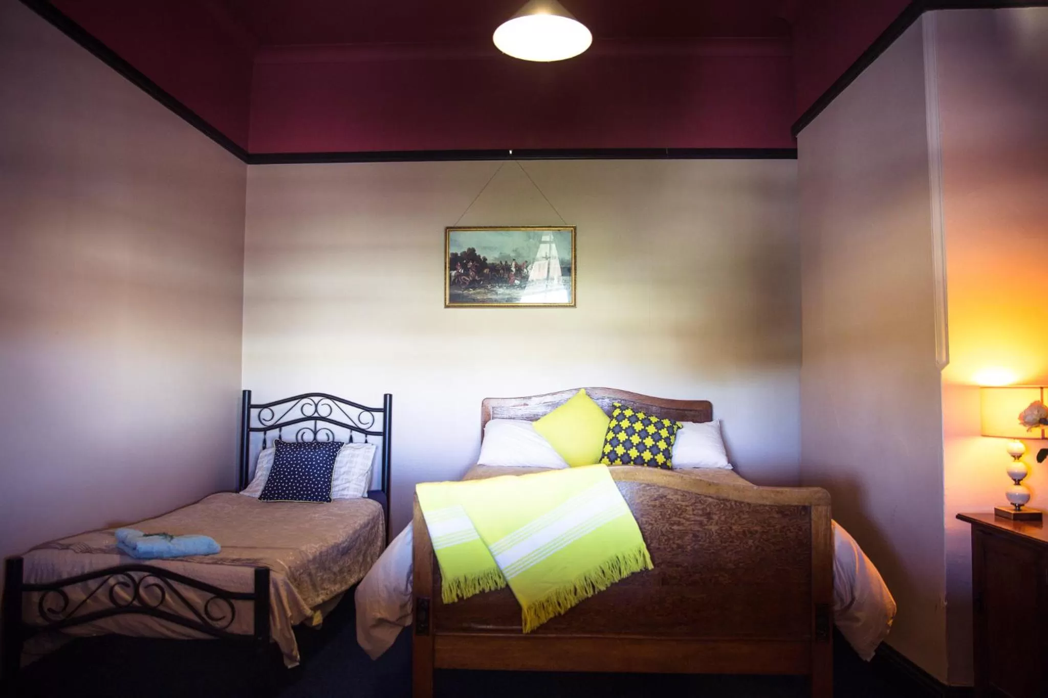 Bed in Boorowa Hotel