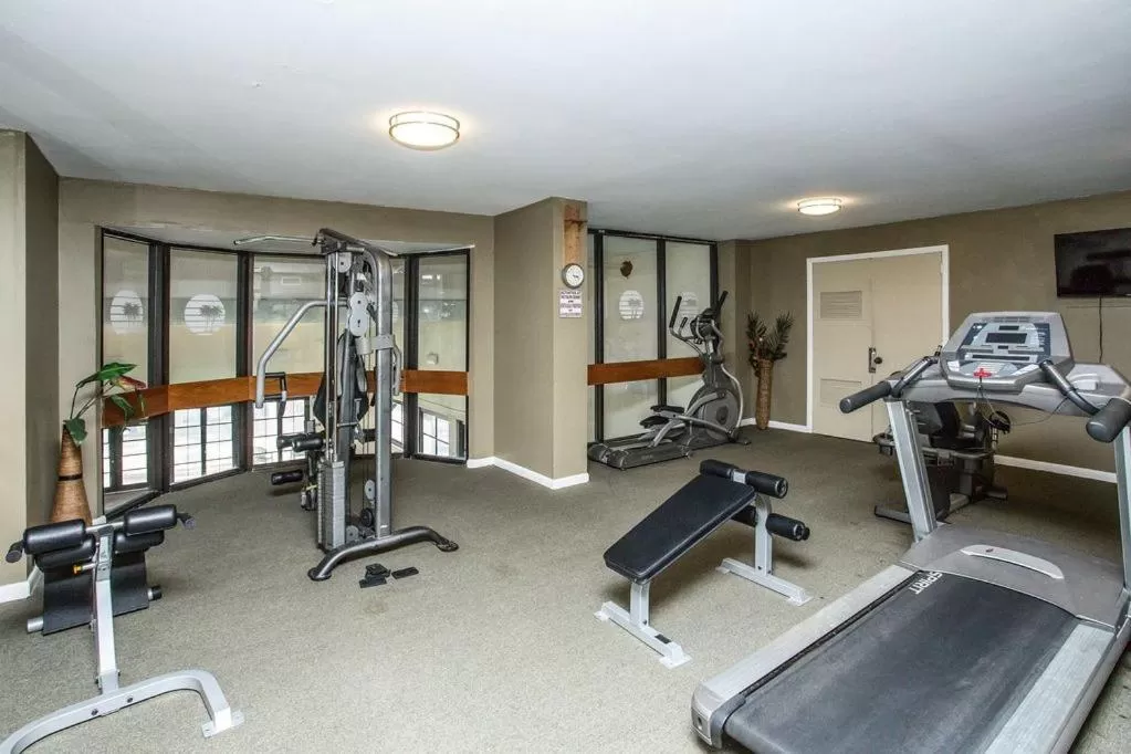 Fitness centre/facilities in Suites at the Beach