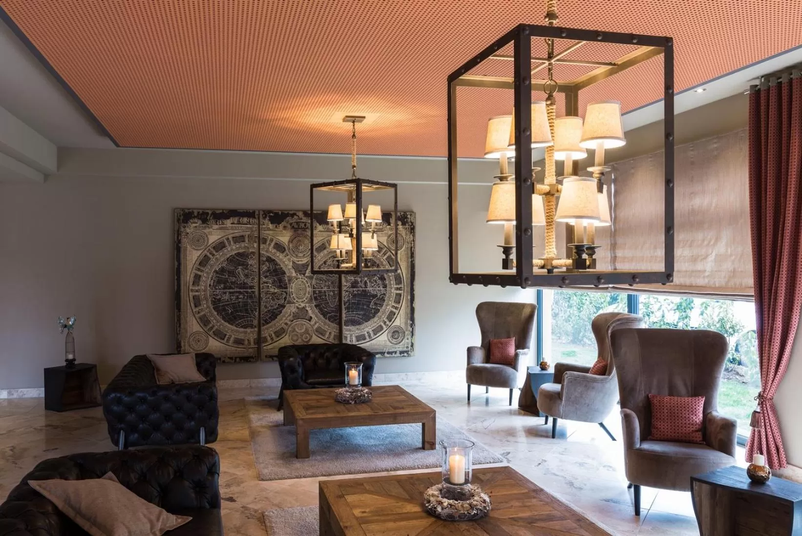 Lobby or reception in Hotel Villa Toskana