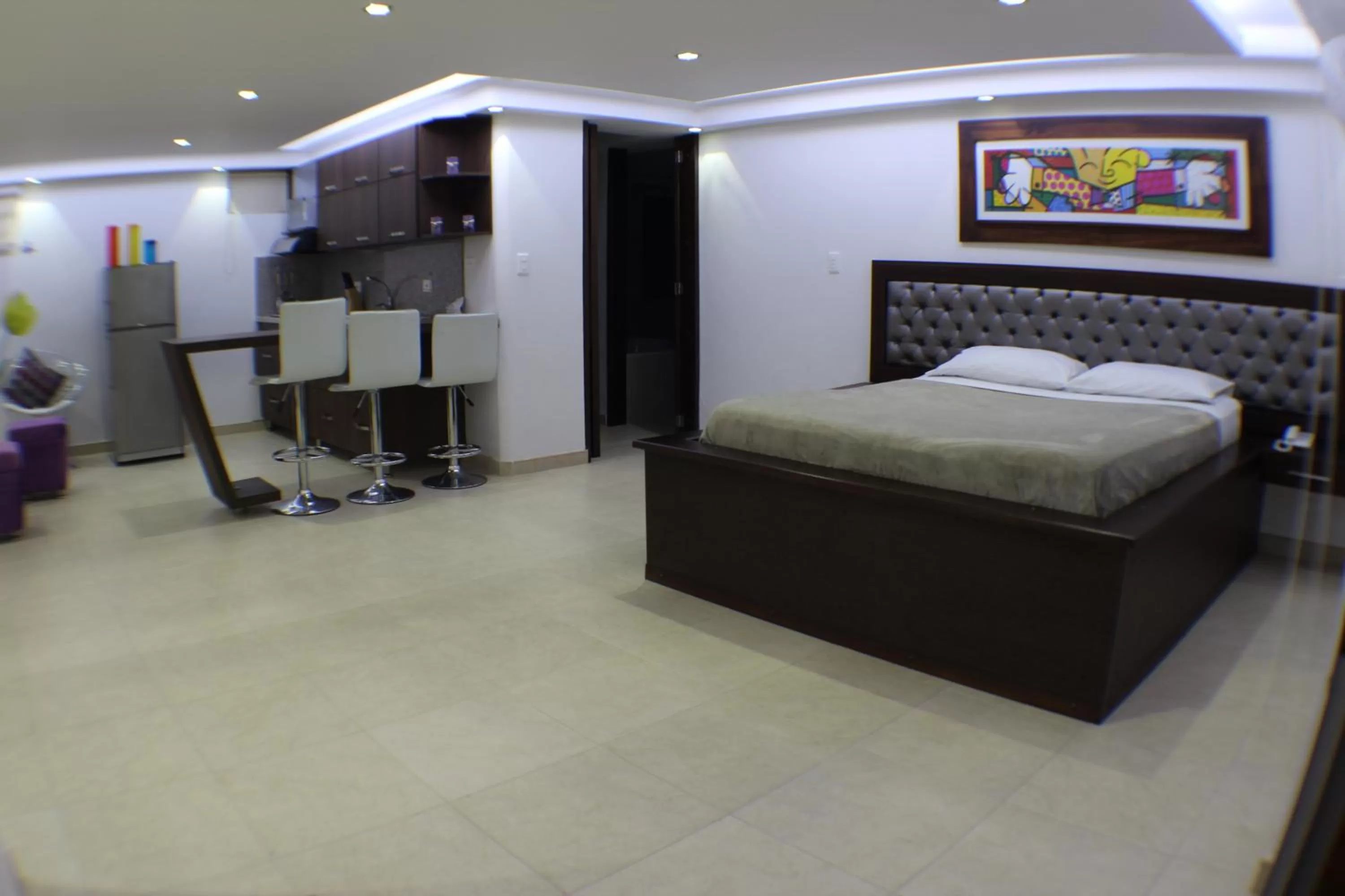 Staff, Bed in Sky Club Eco Hotel