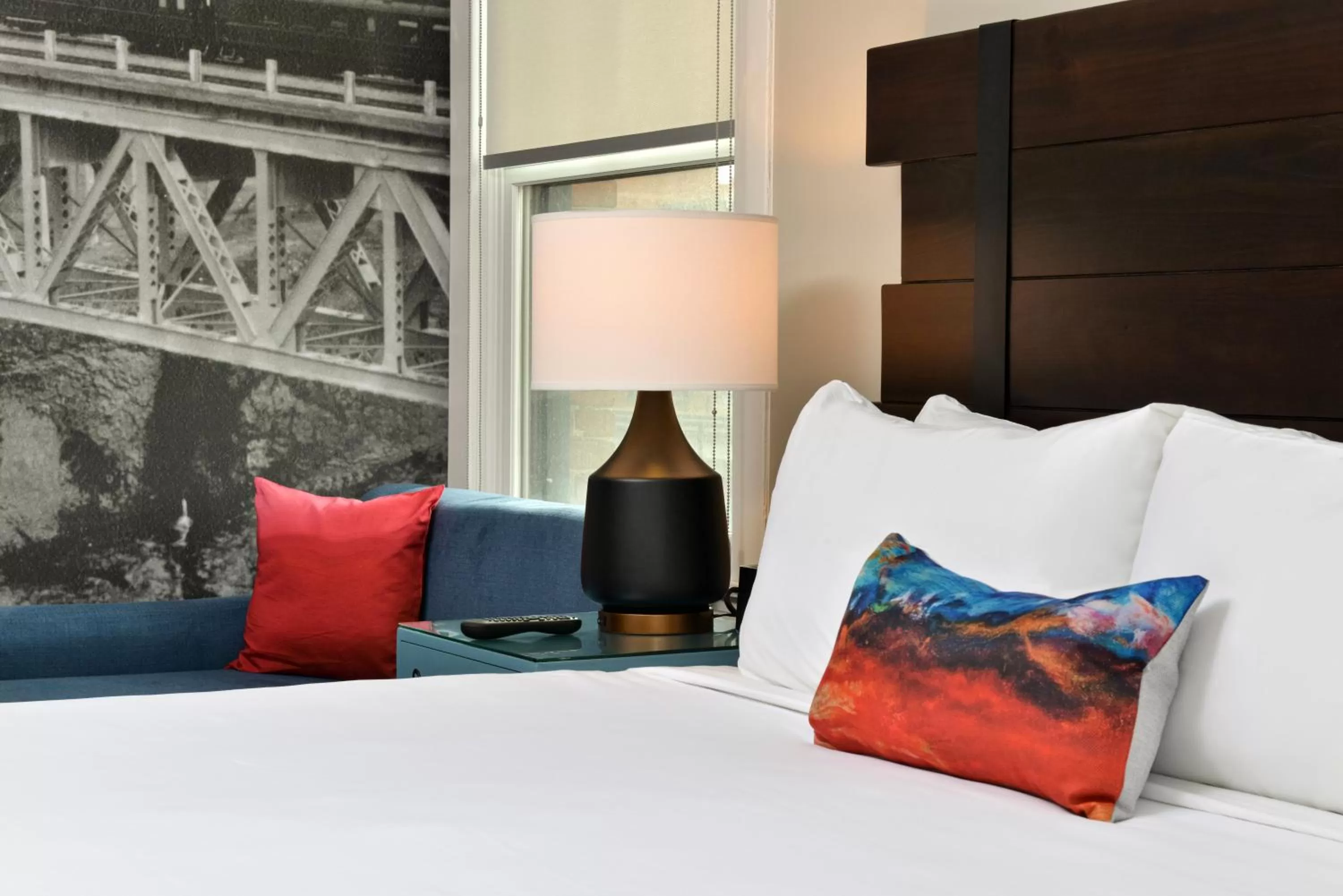 Photo of the whole room, Bed in Hotel Indigo Spokane Downtown by IHG