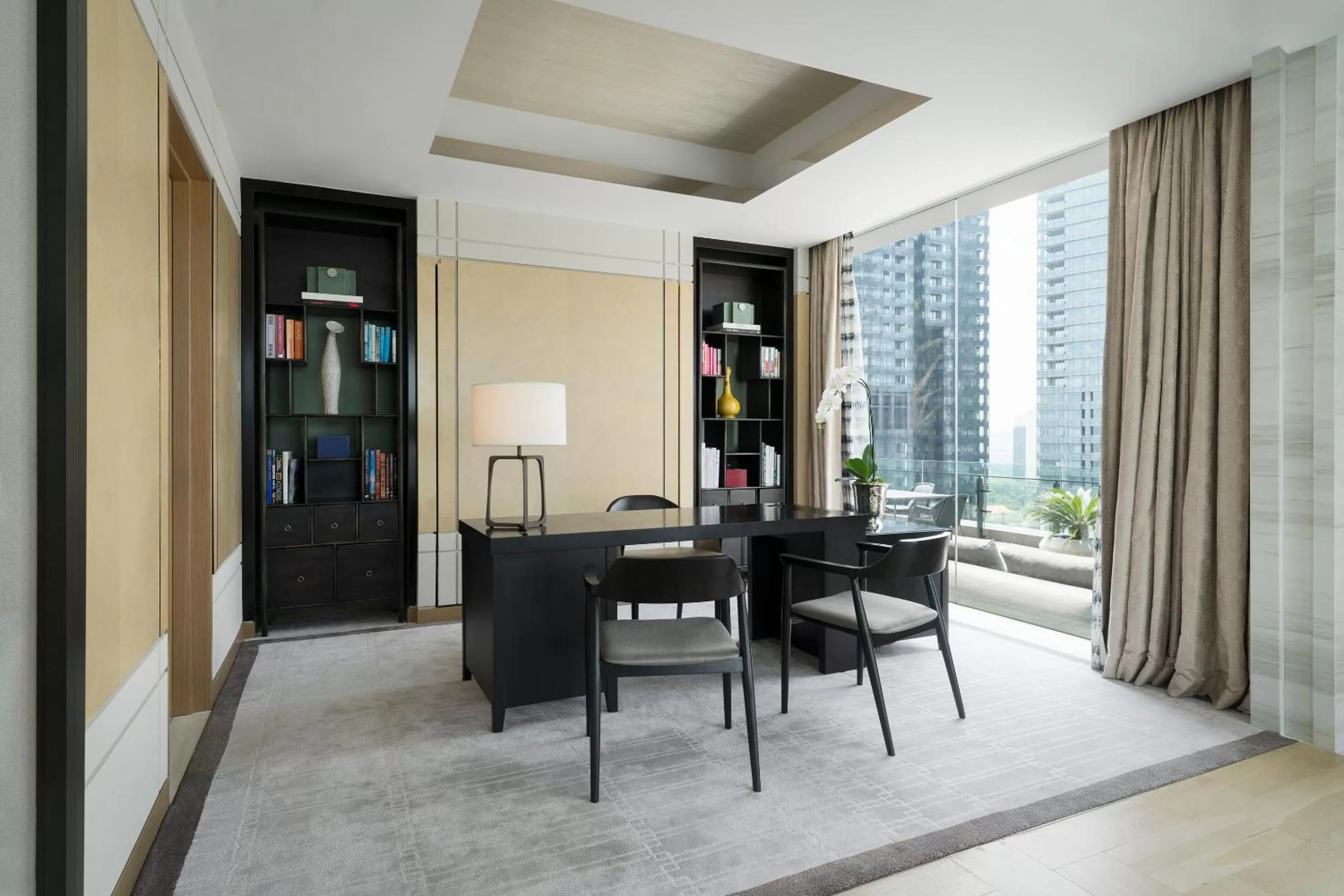 Library in Shangri-La Singapore