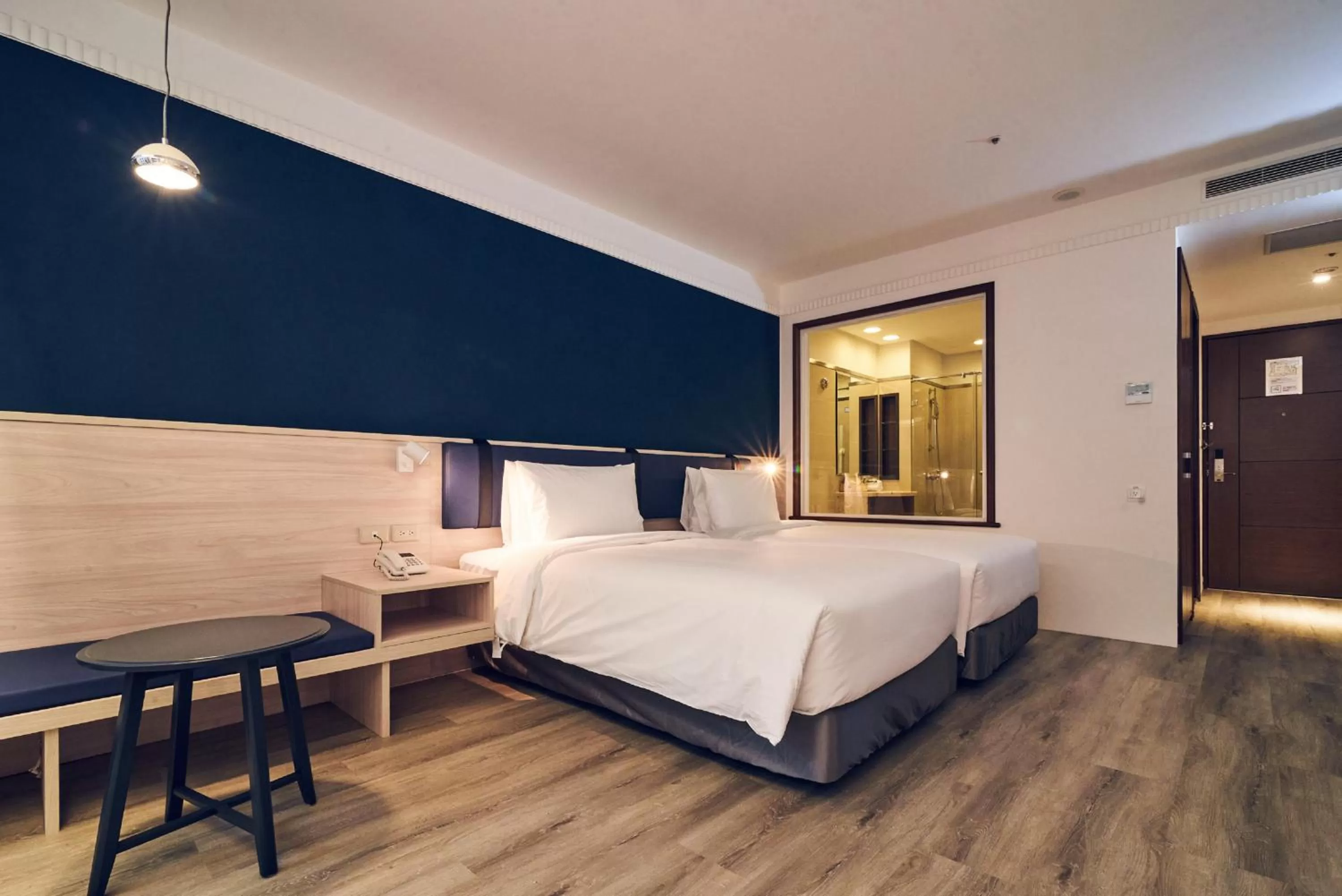 Photo of the whole room, Bed in CHECK inn Select Taipei Nangang