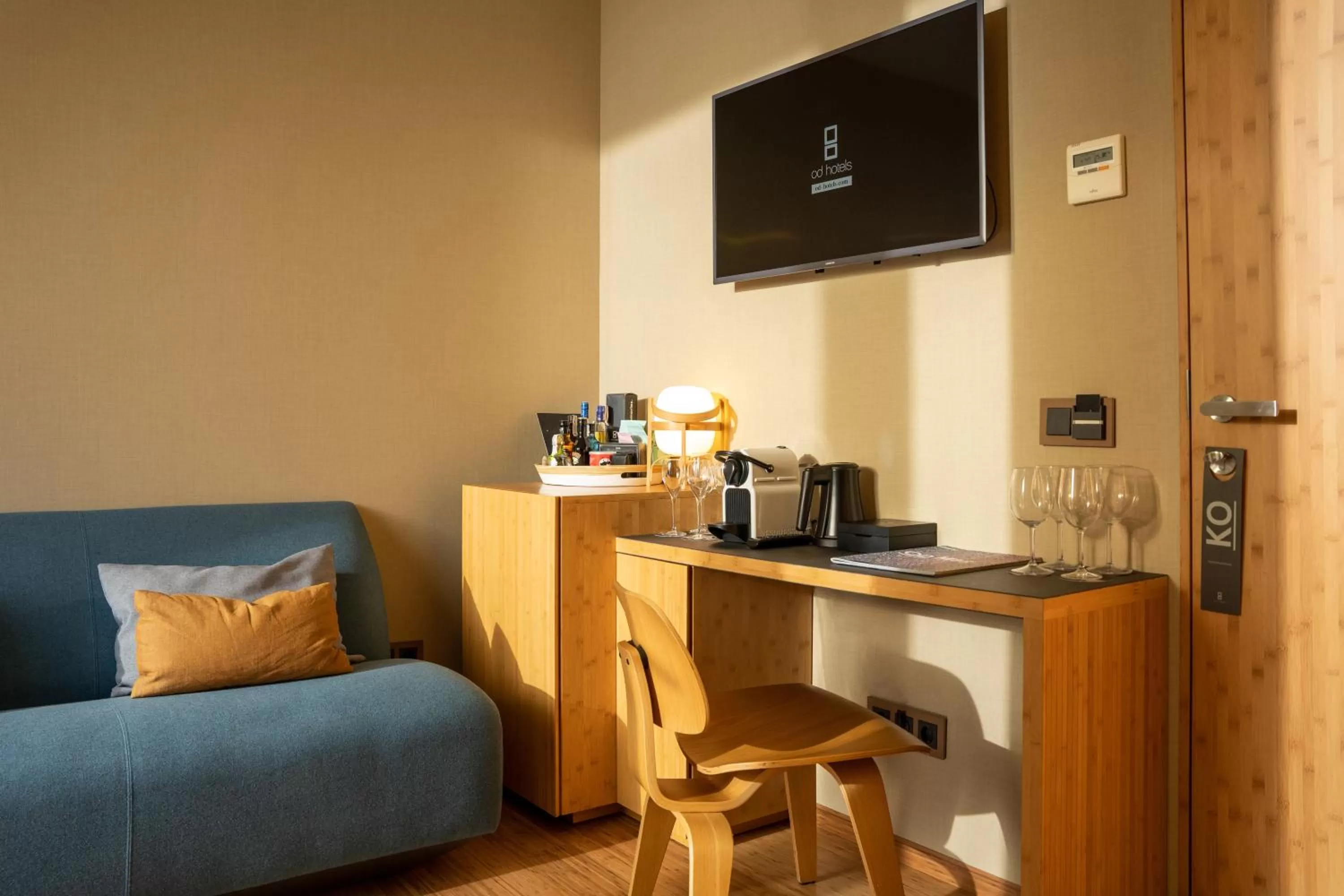 Seating area in Ocean Drive Barcelona