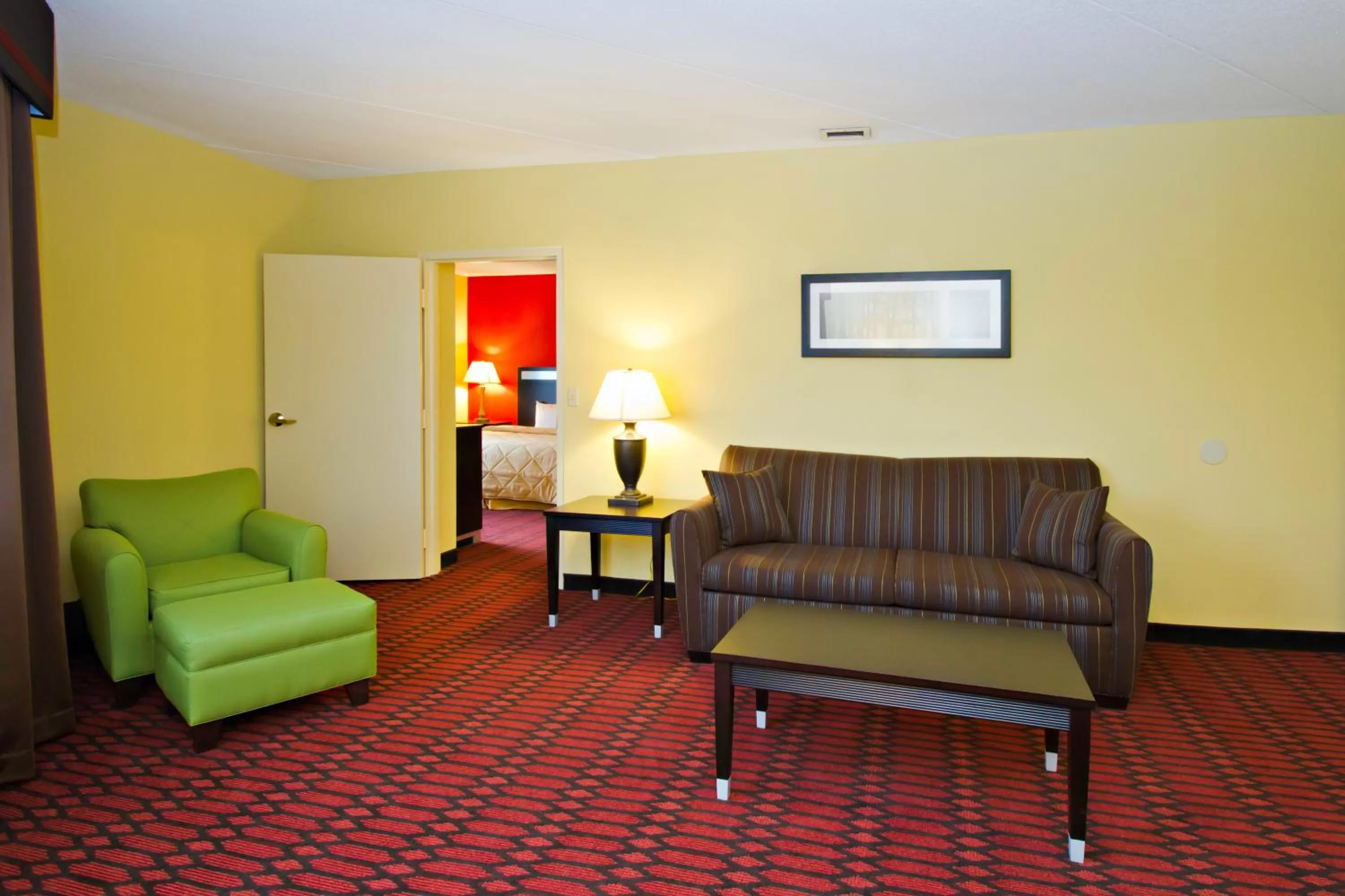 Living room in Baymont by Wyndham Harrisburg