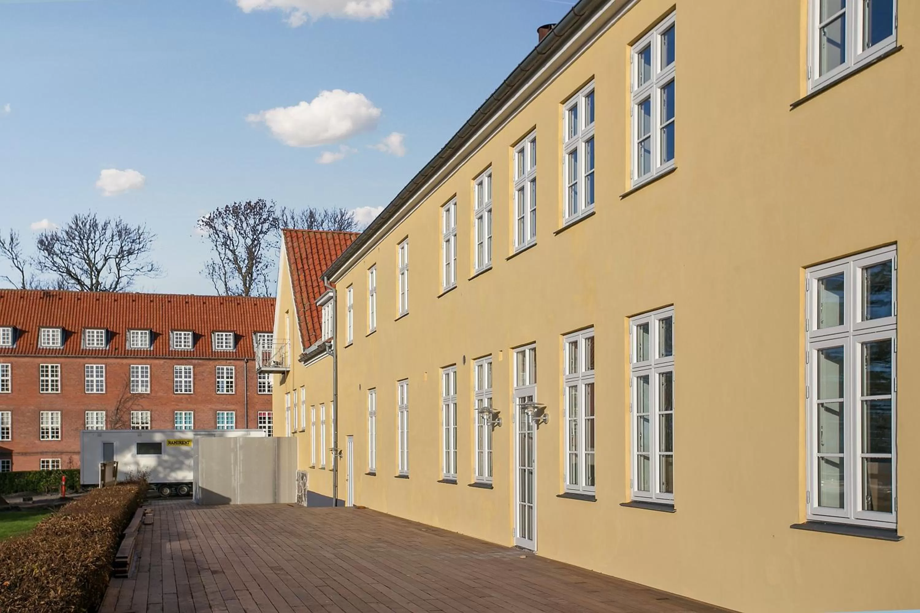 Balcony/Terrace, Property Building in Hotel Residens Møen