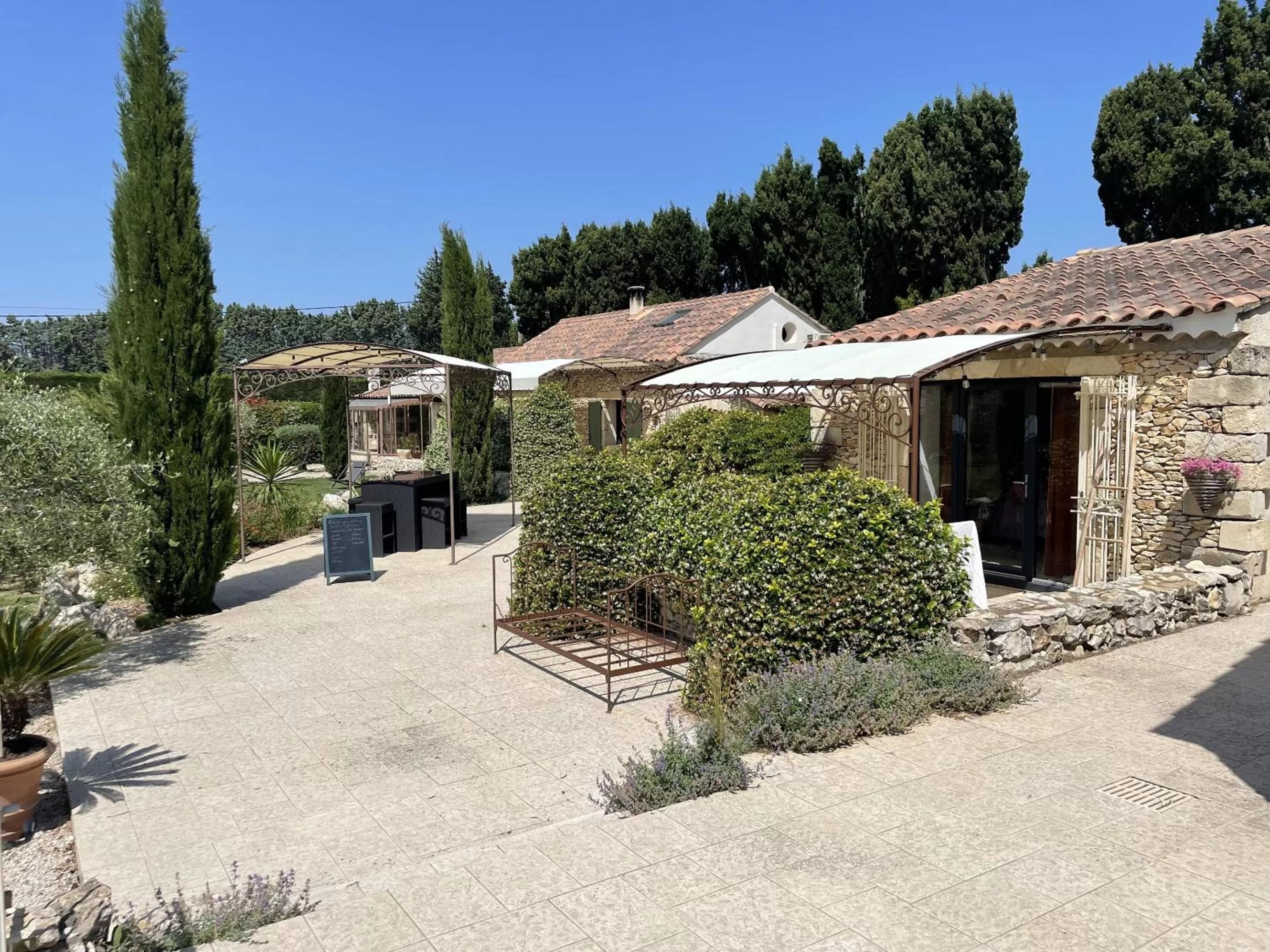 Bedroom in Le Mas Des Chutes