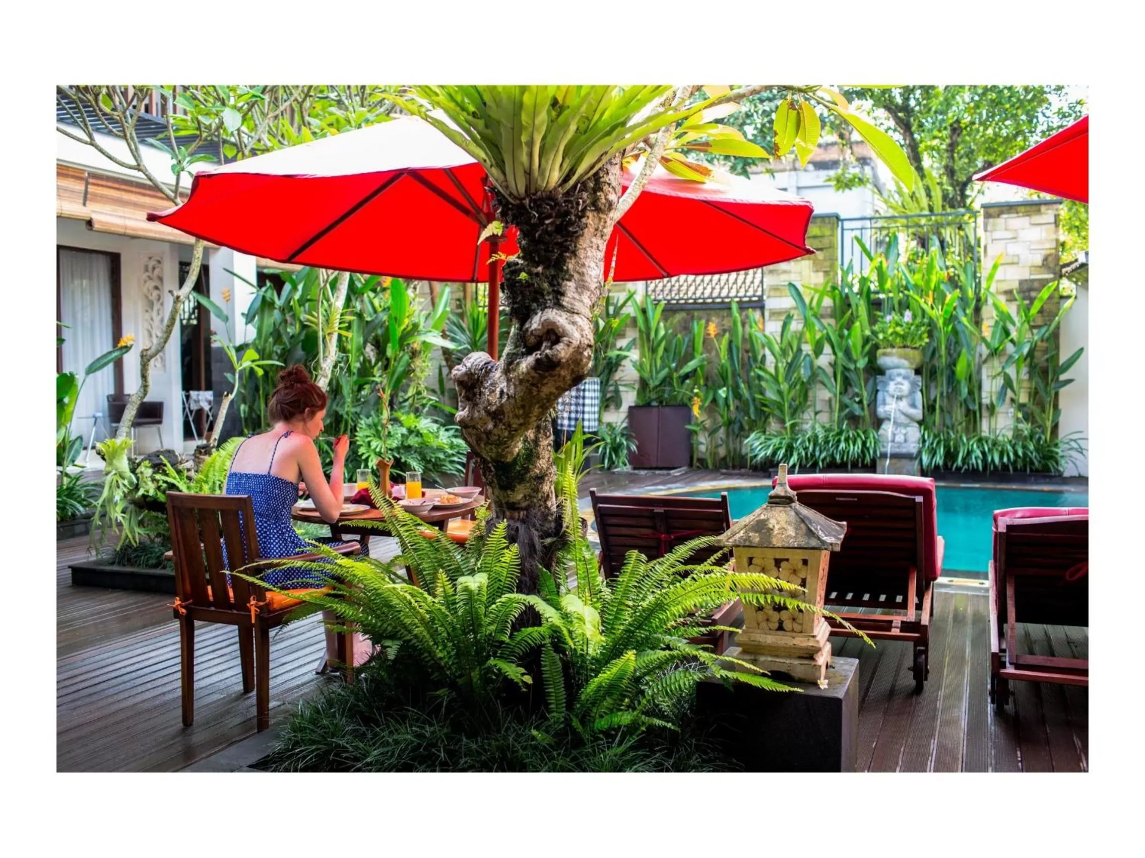 Restaurant/places to eat in Lumbung Sari Ubud Hotel - CHSE Certified