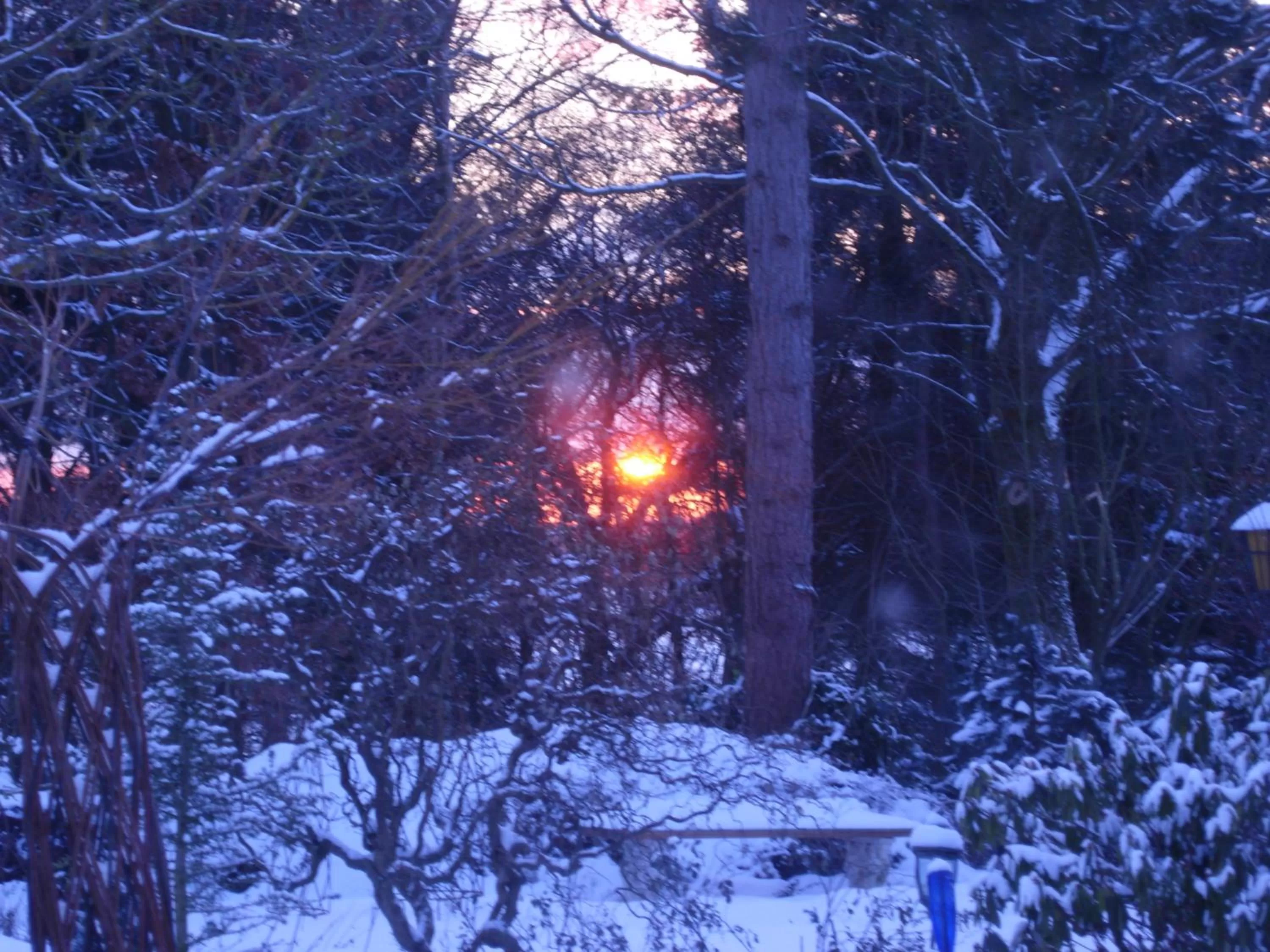 Sunset in Heddahgaarden