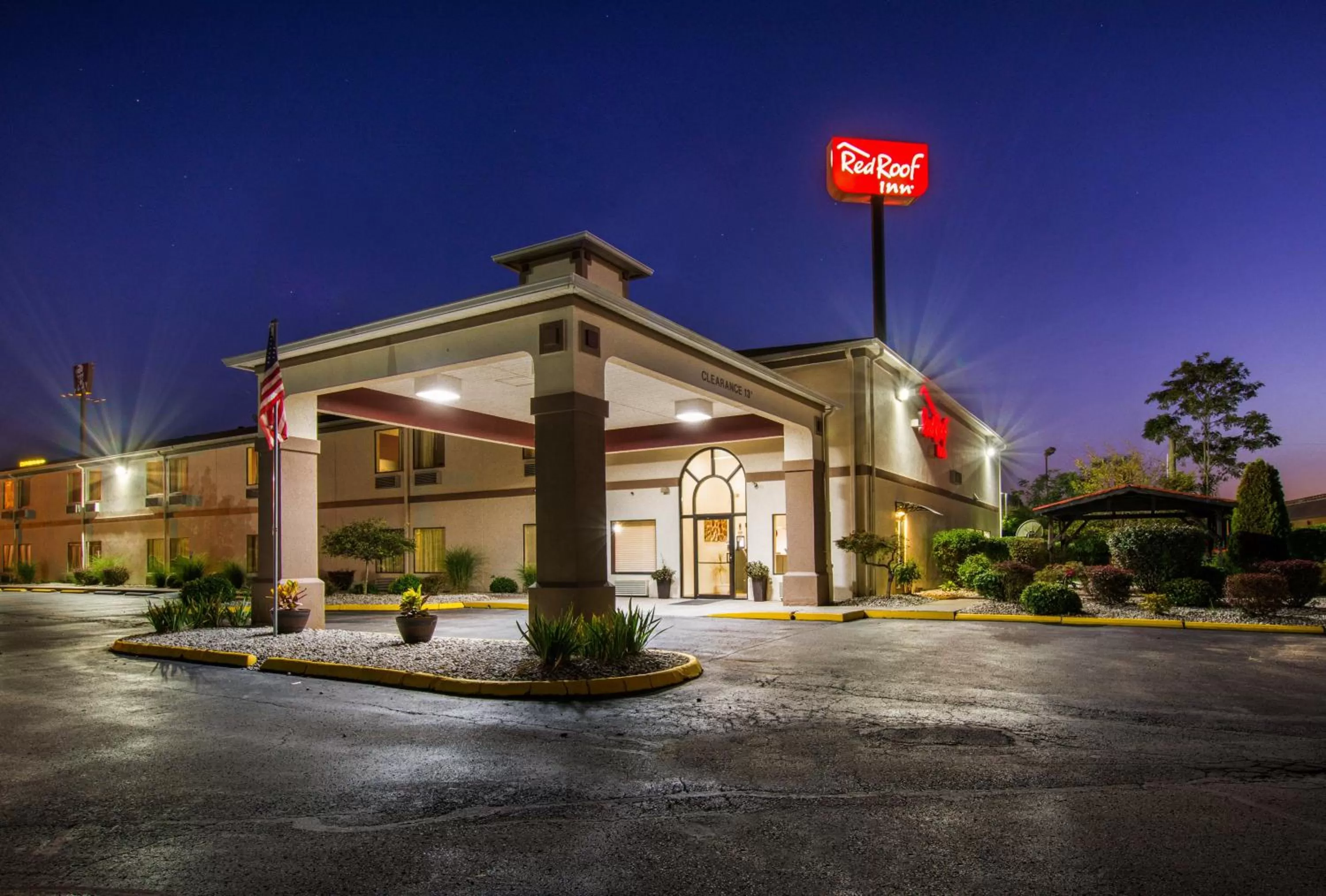 Property building in Red Roof Inn Carrollton