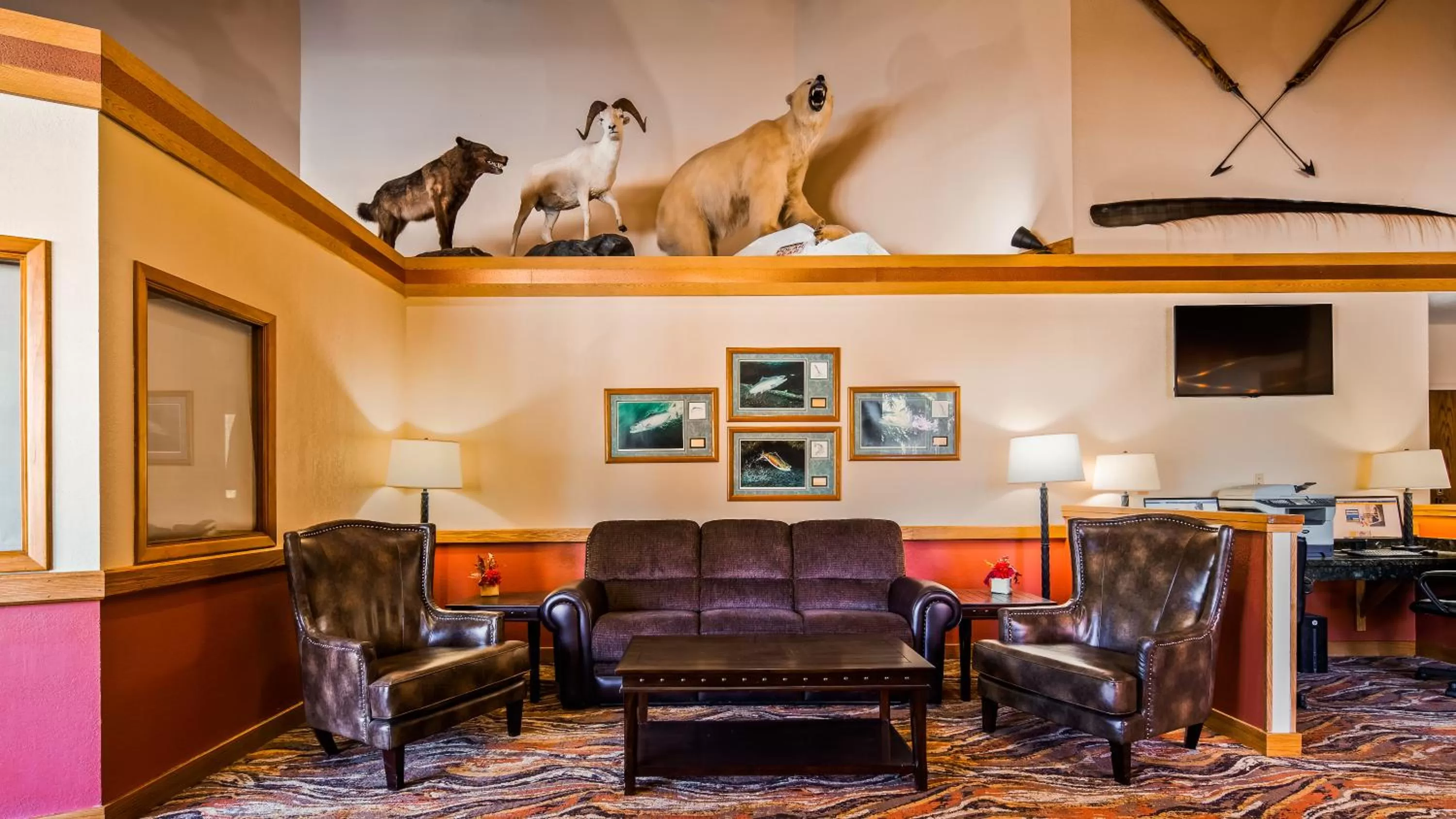 Lobby or reception in Best Western Lake Lucille Inn