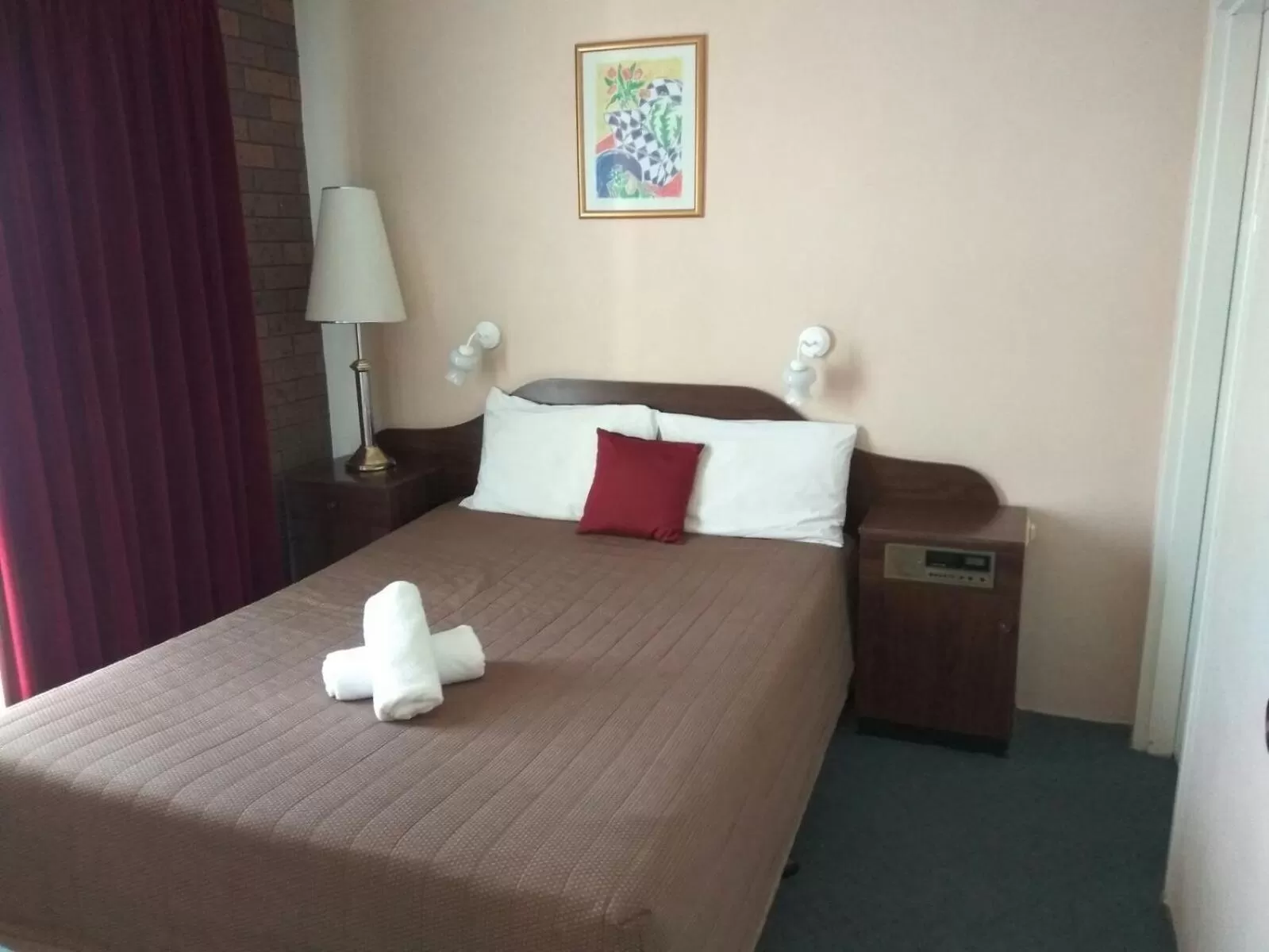 Bedroom, Bed in Australia Park Motel