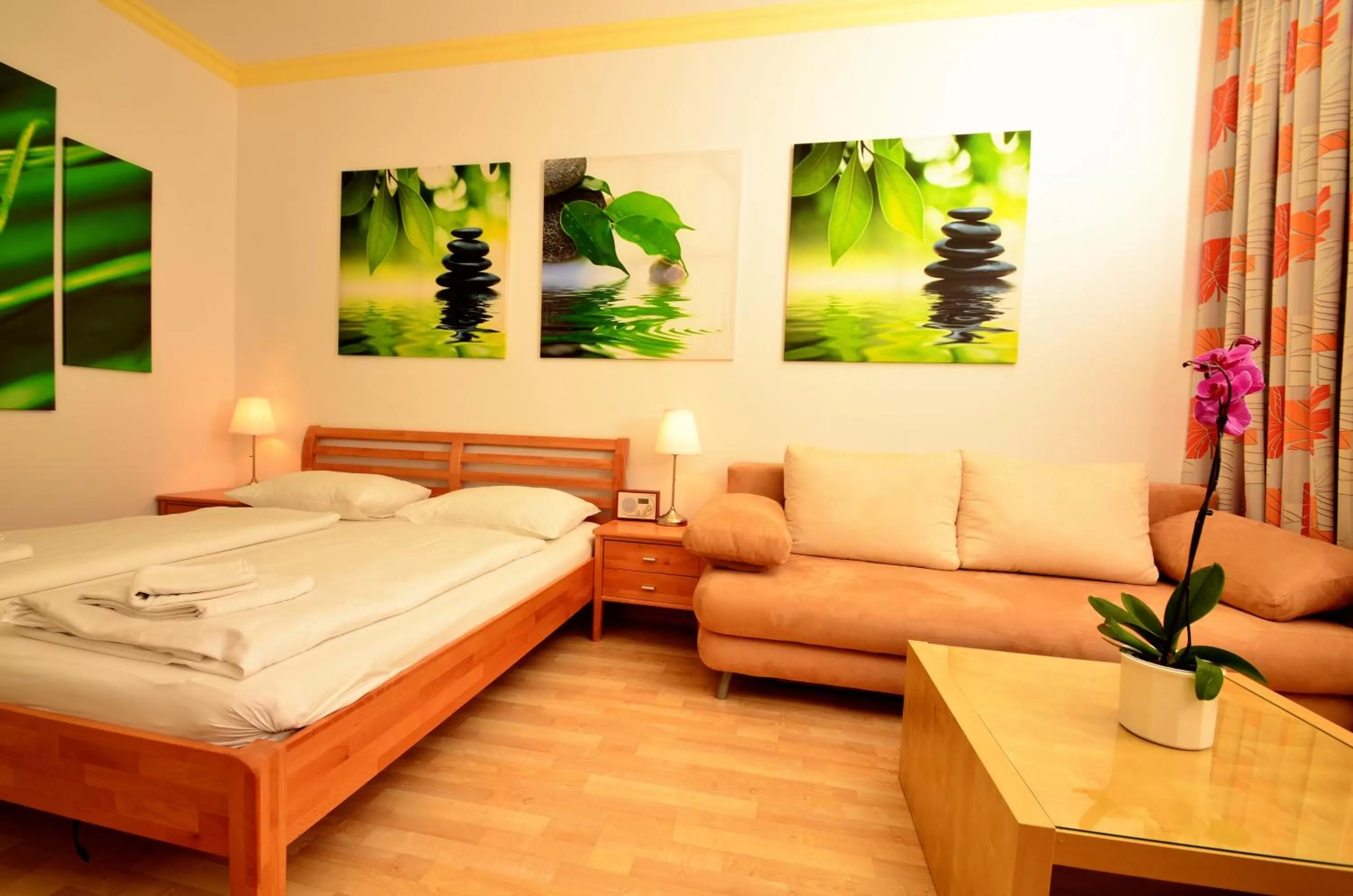 Bed in AJO Apartments - Messe City Flat - Self-Check-in