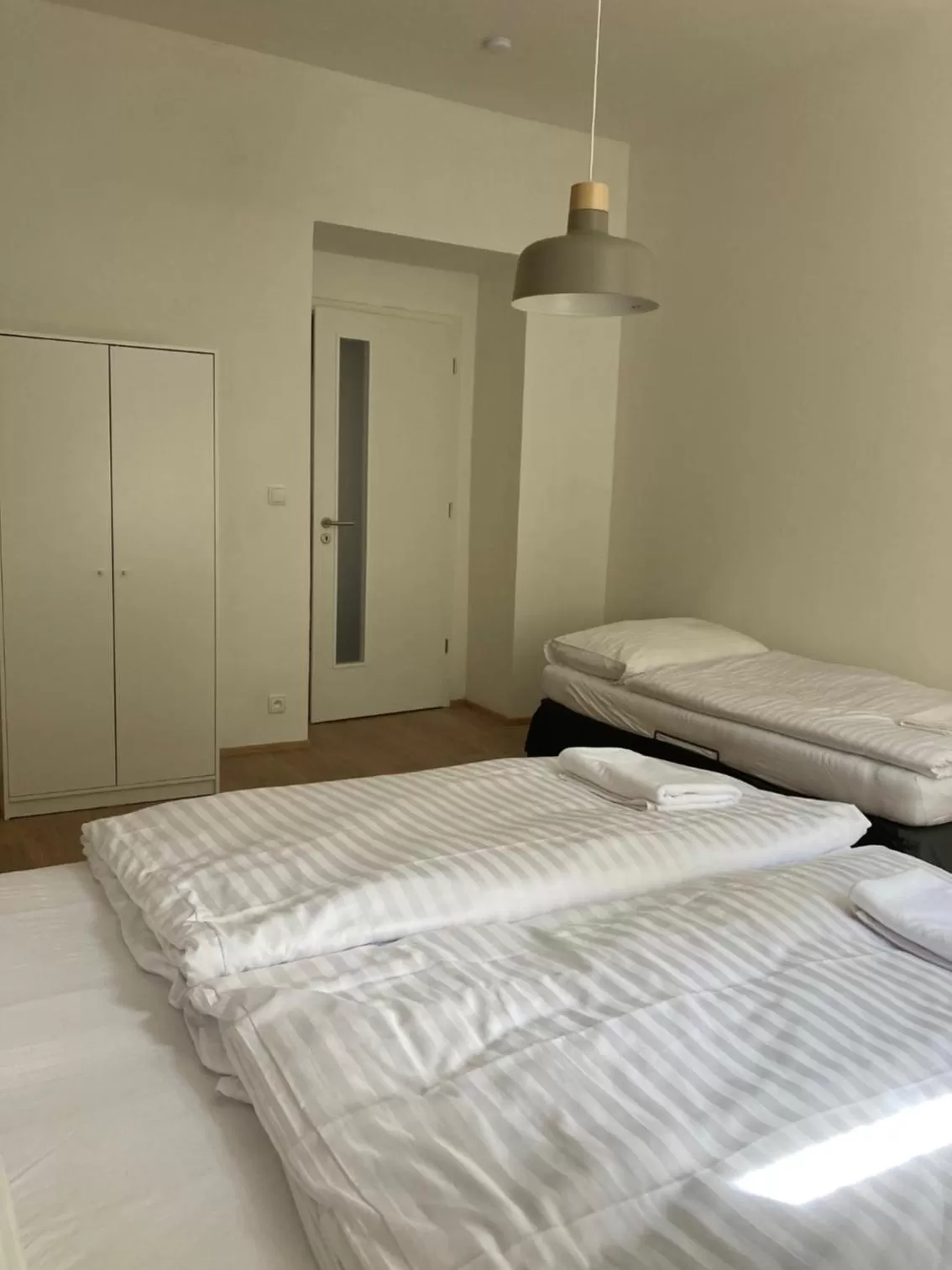 Bed in Žižkov tower suites