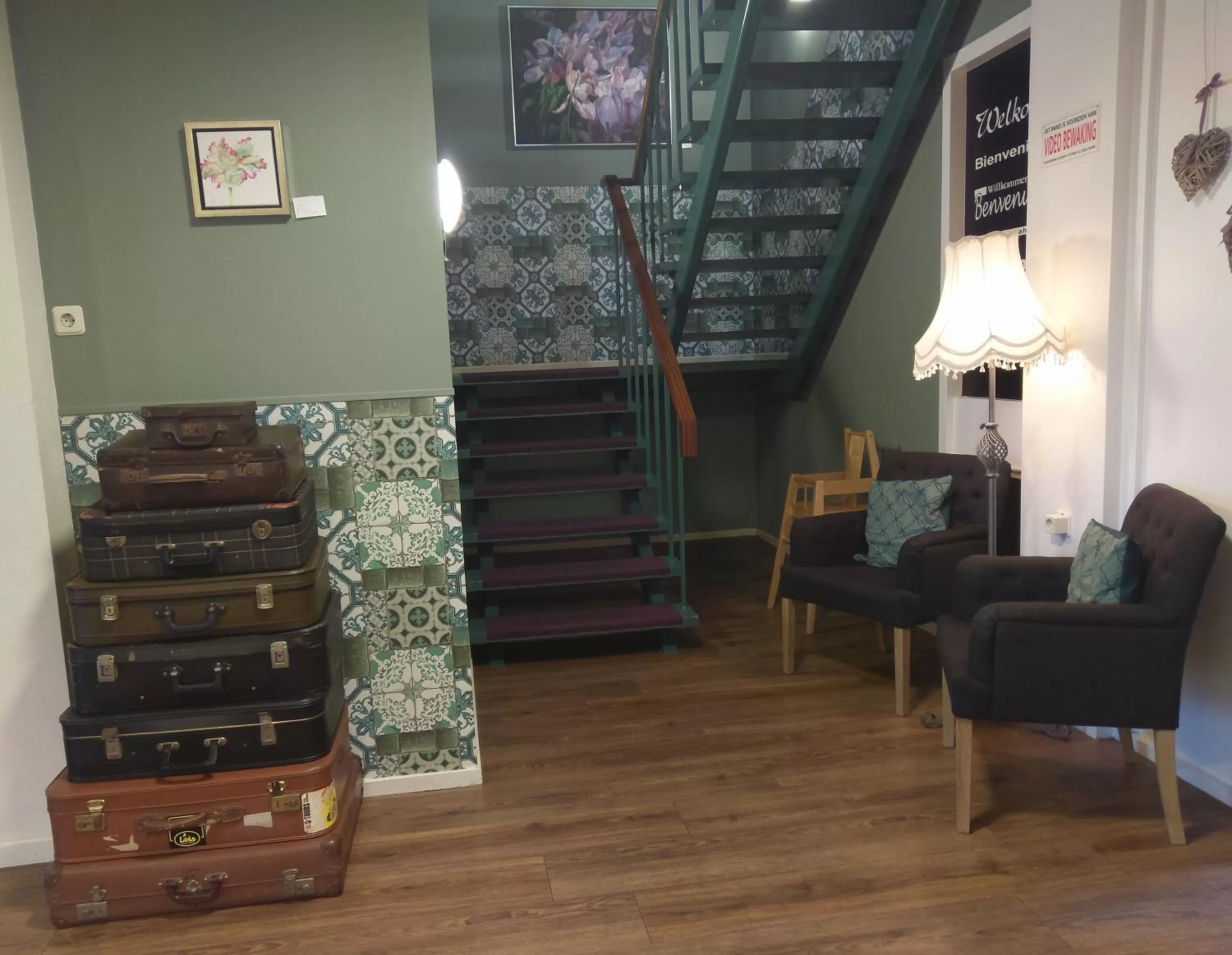 Lobby or reception in Hotel Villa Flora