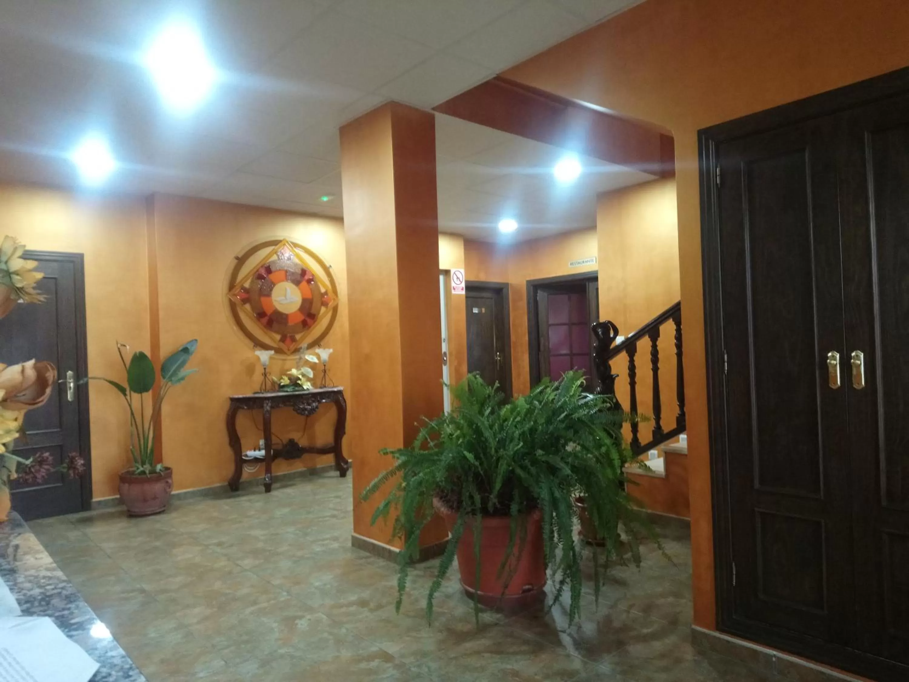 Lobby or reception in Hotel Restaurante Sostenible La Laguna