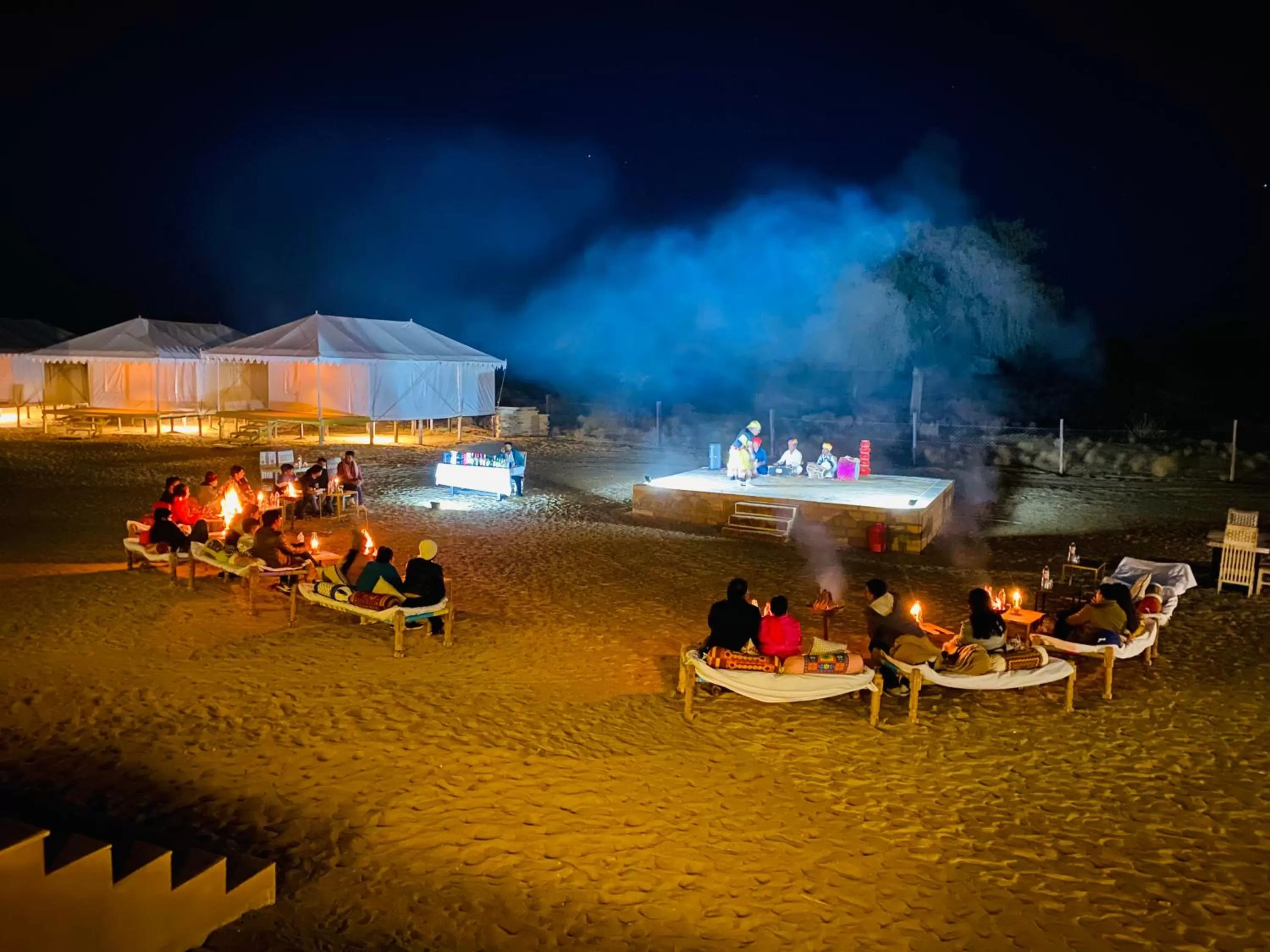 Night in Helsinki Desert Camp