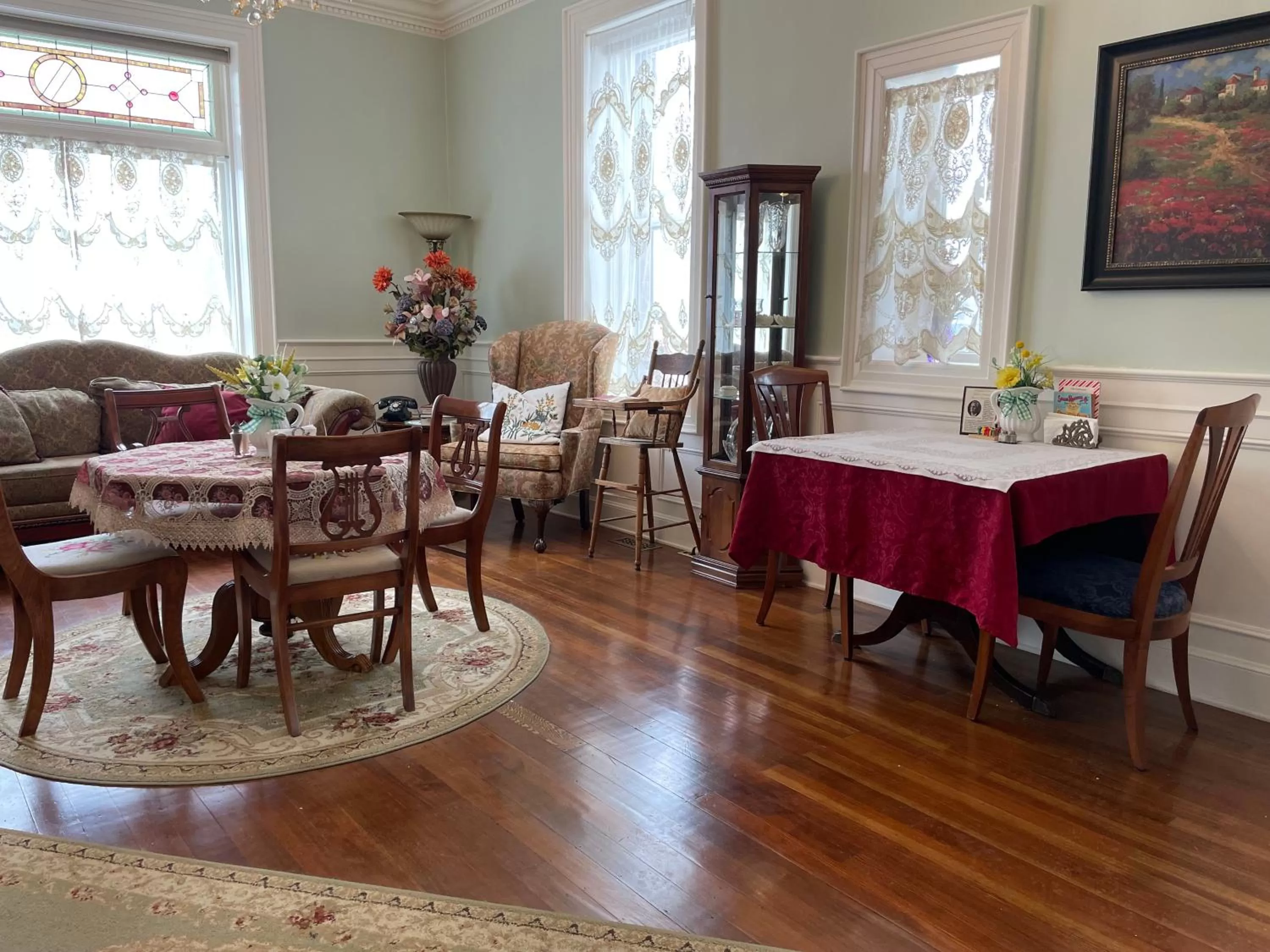 Dining area in Heber Senator Bed and Breakfast