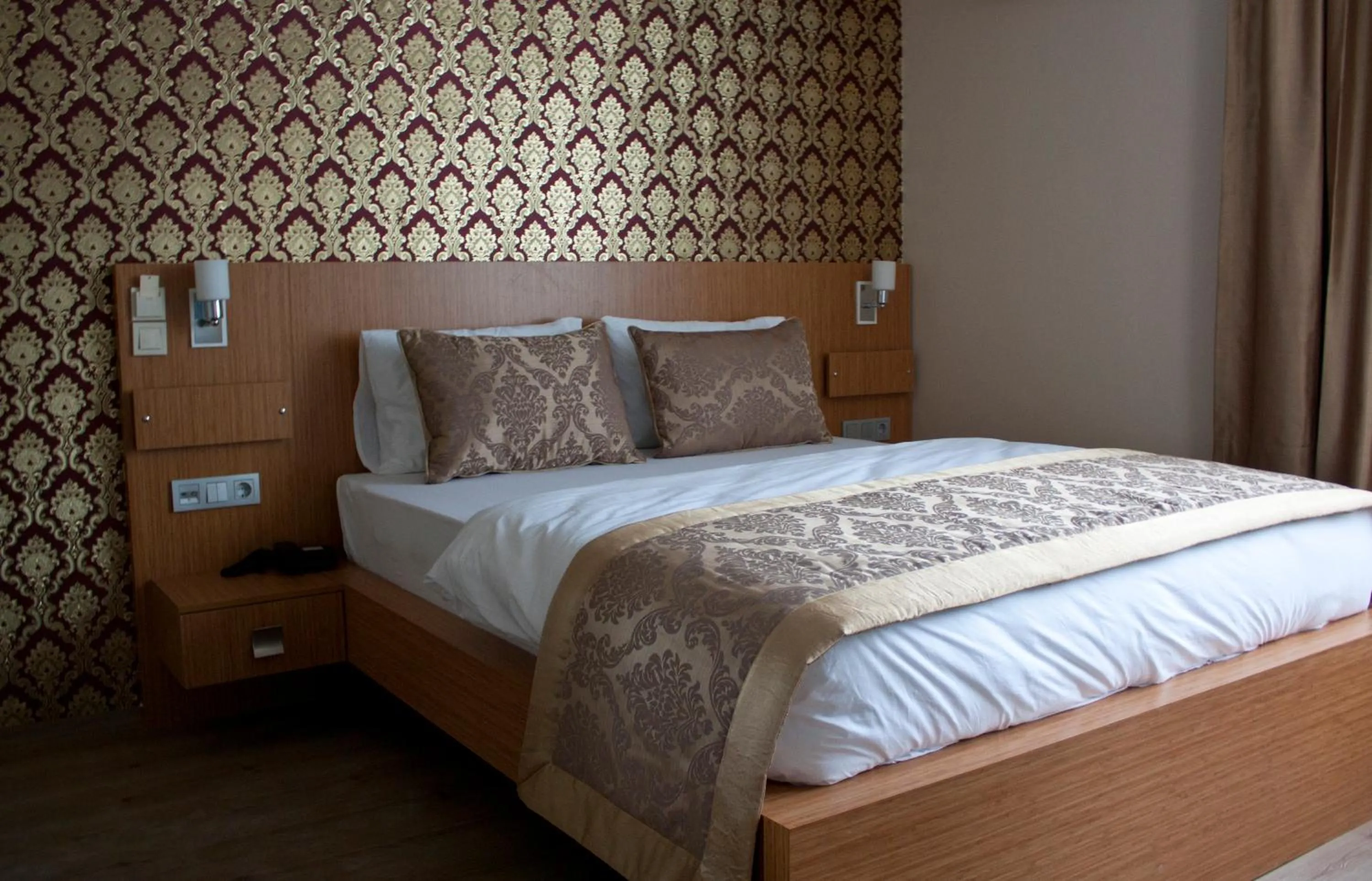 Decorative detail, Bed in Istanbul Central Hotel