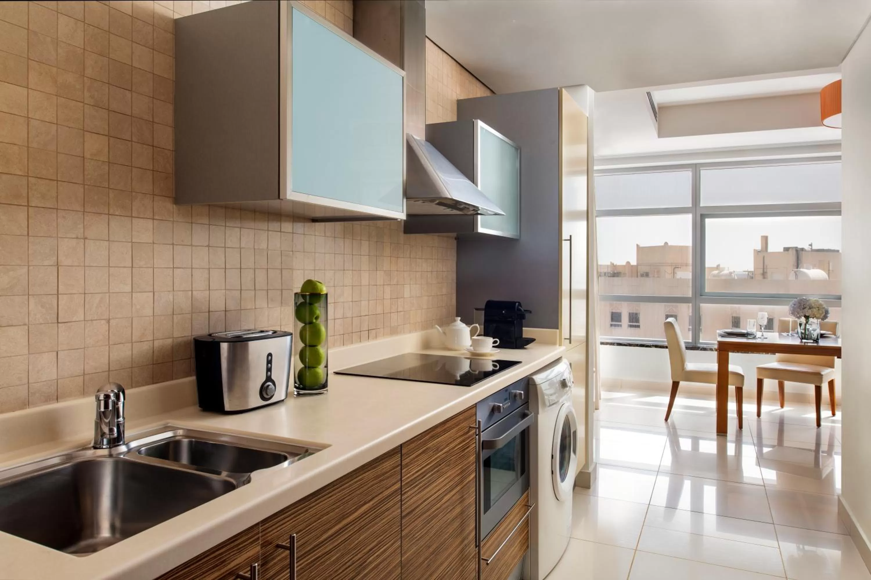Kitchen or kitchenette in Fraser Suites Doha