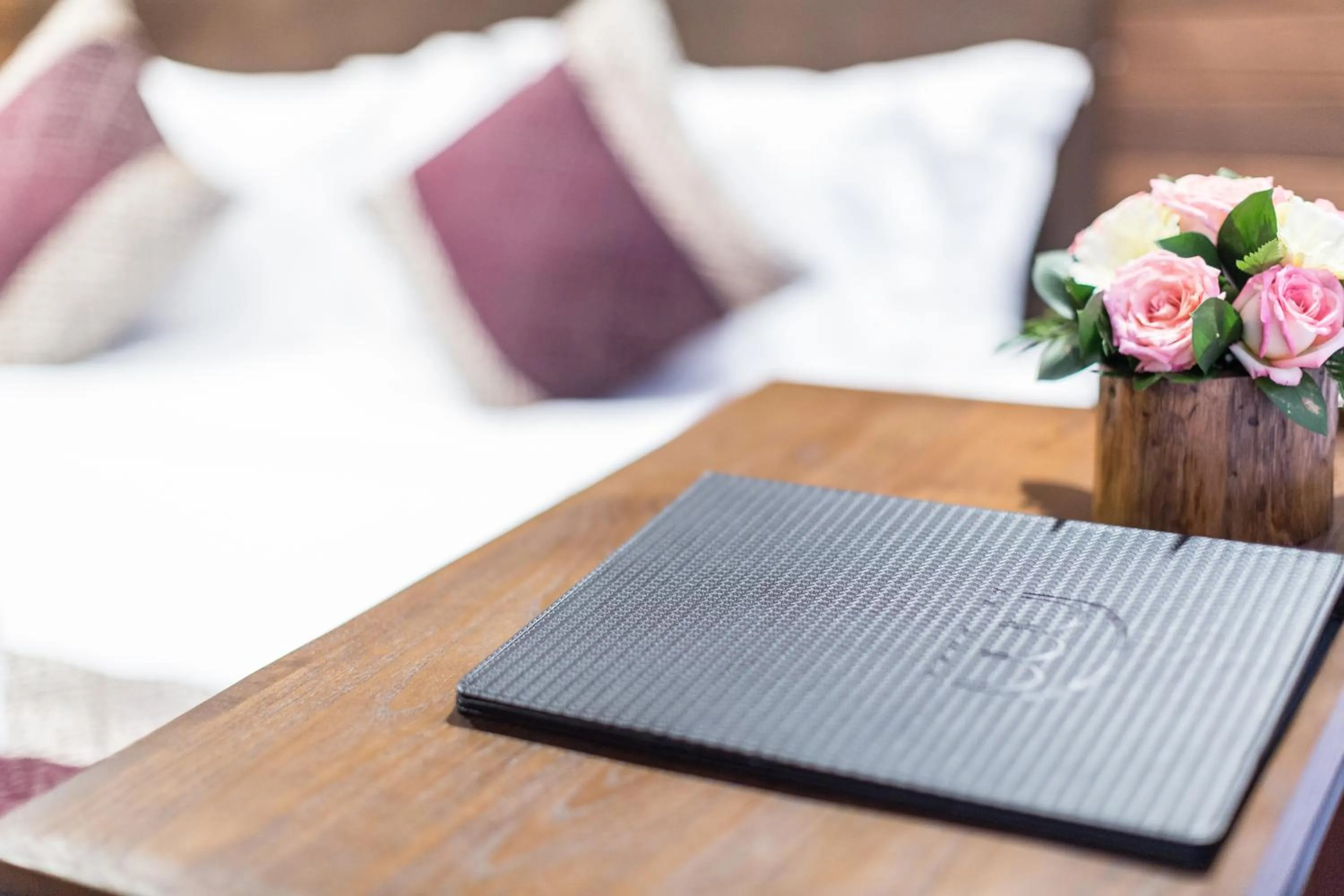 Decorative detail, Bed in The Guest Arak Boutique Hotel