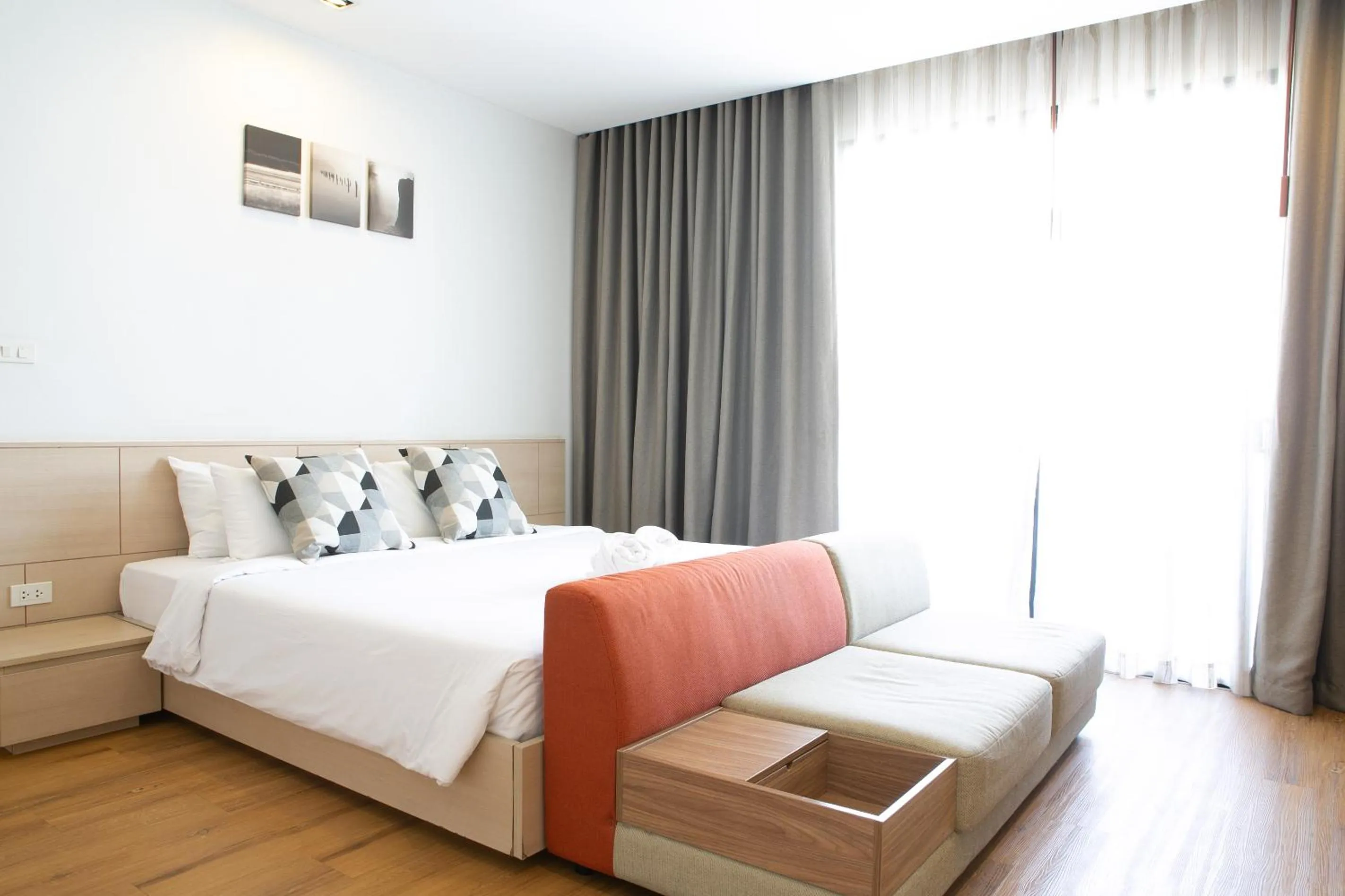 Bed in The Silver Palm Wellness Resort