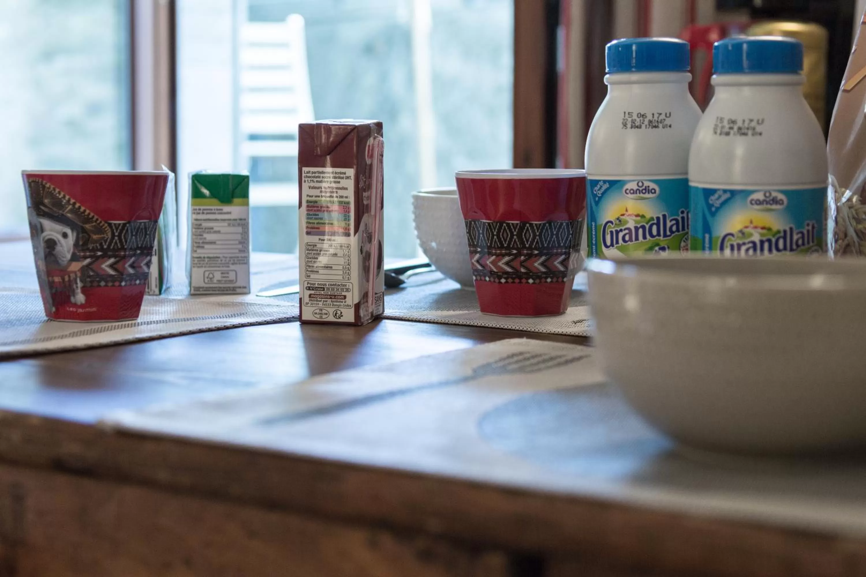 Food and drinks in Bed end breakfast du centre